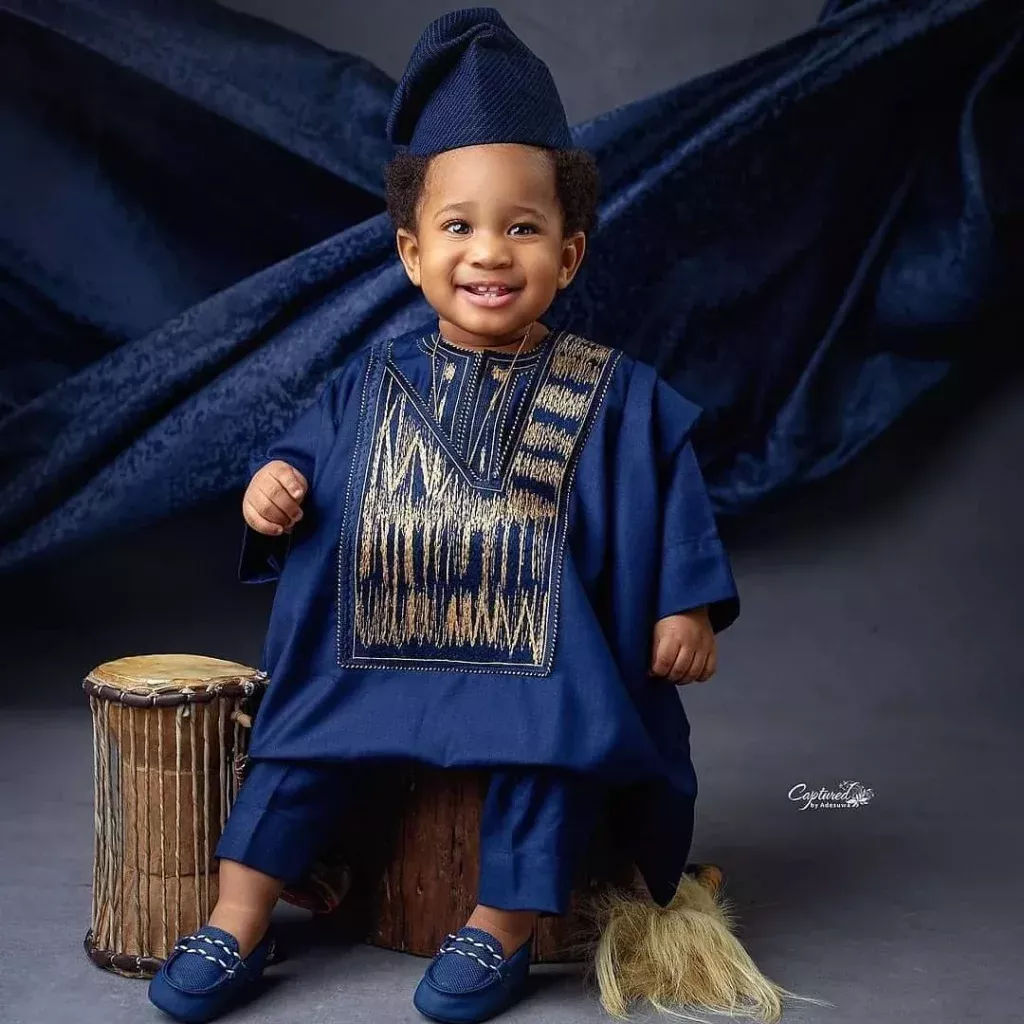 African Agbada dress for kids, African kids Clothing, African, Clothing Image