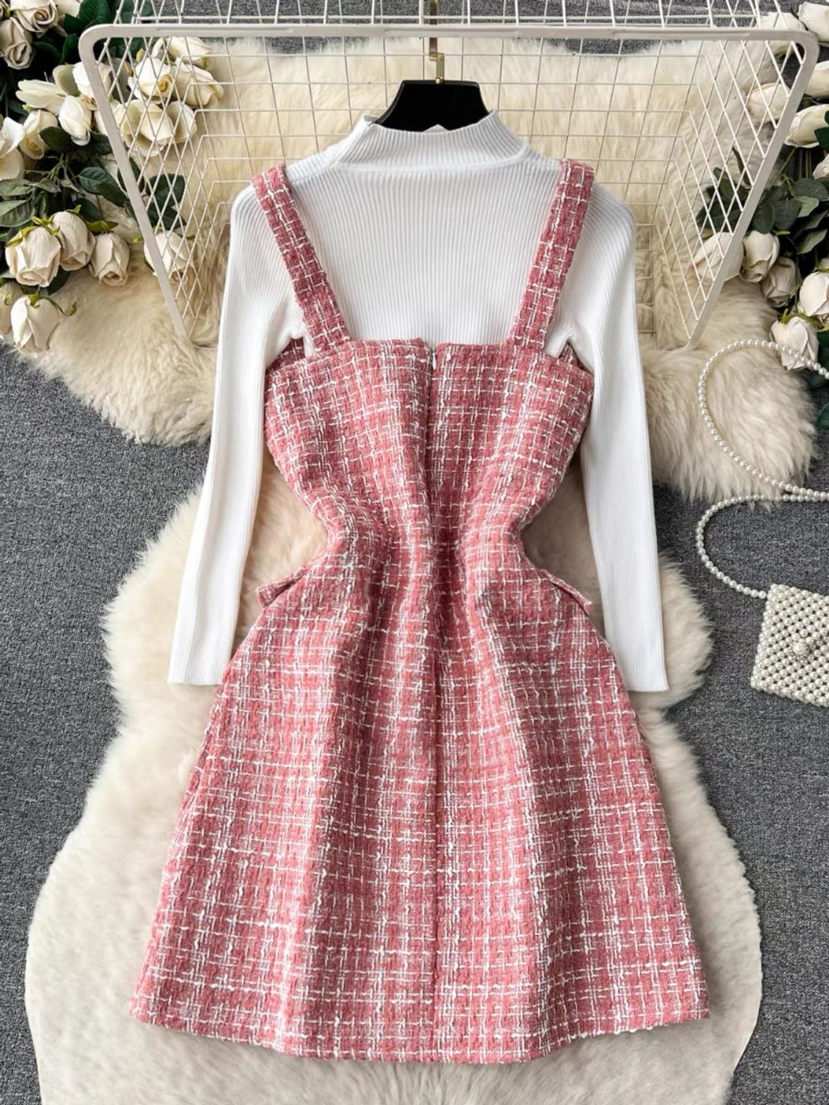 Always been fancy woolen dress set TPZZ3667 image