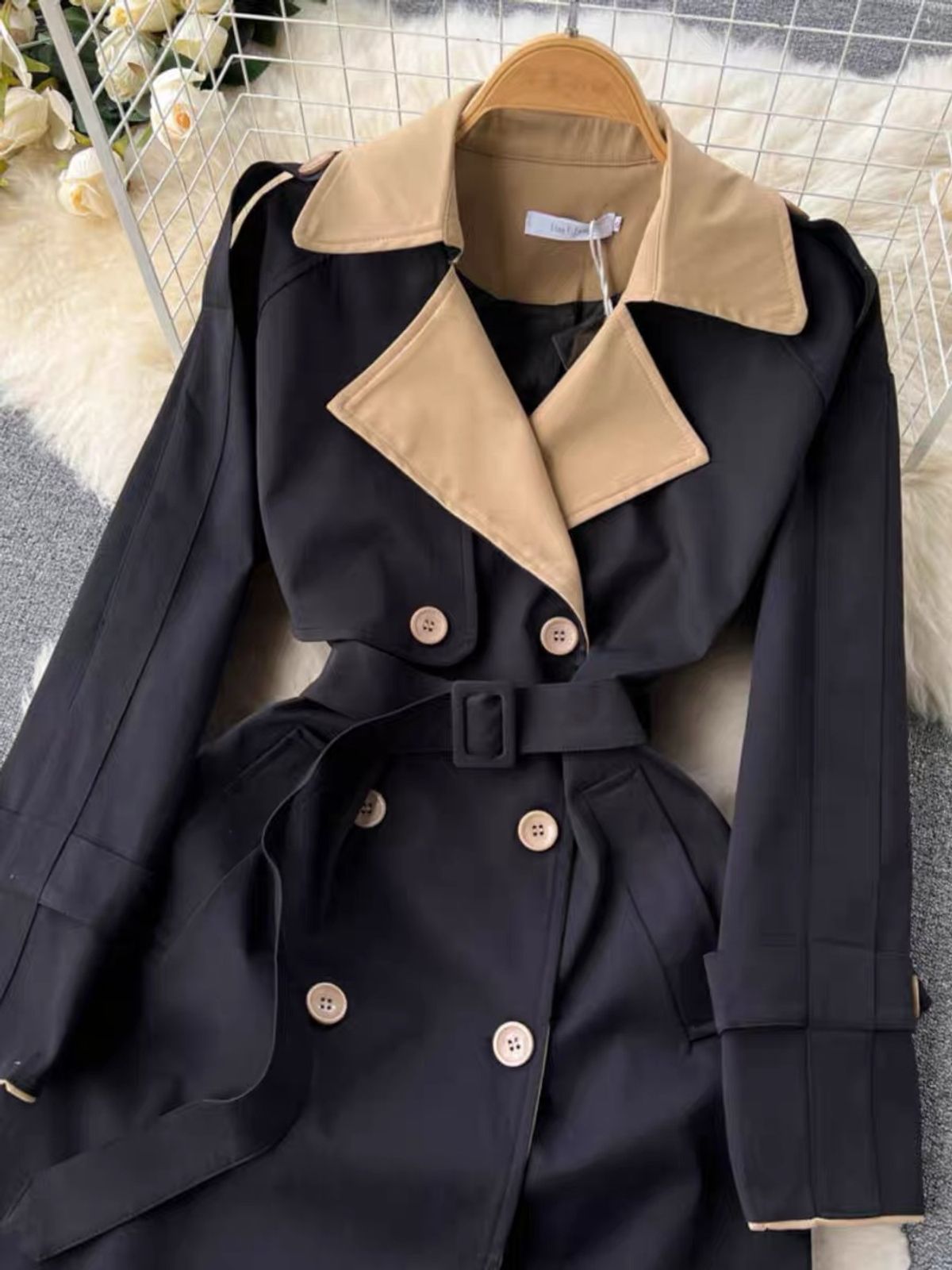 Rosebud trench coat JZZ730 image