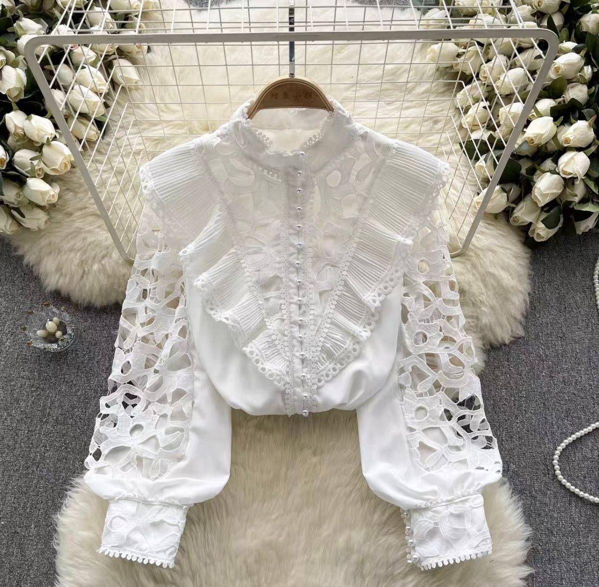 Lust for you lace blouse BZZ588 image