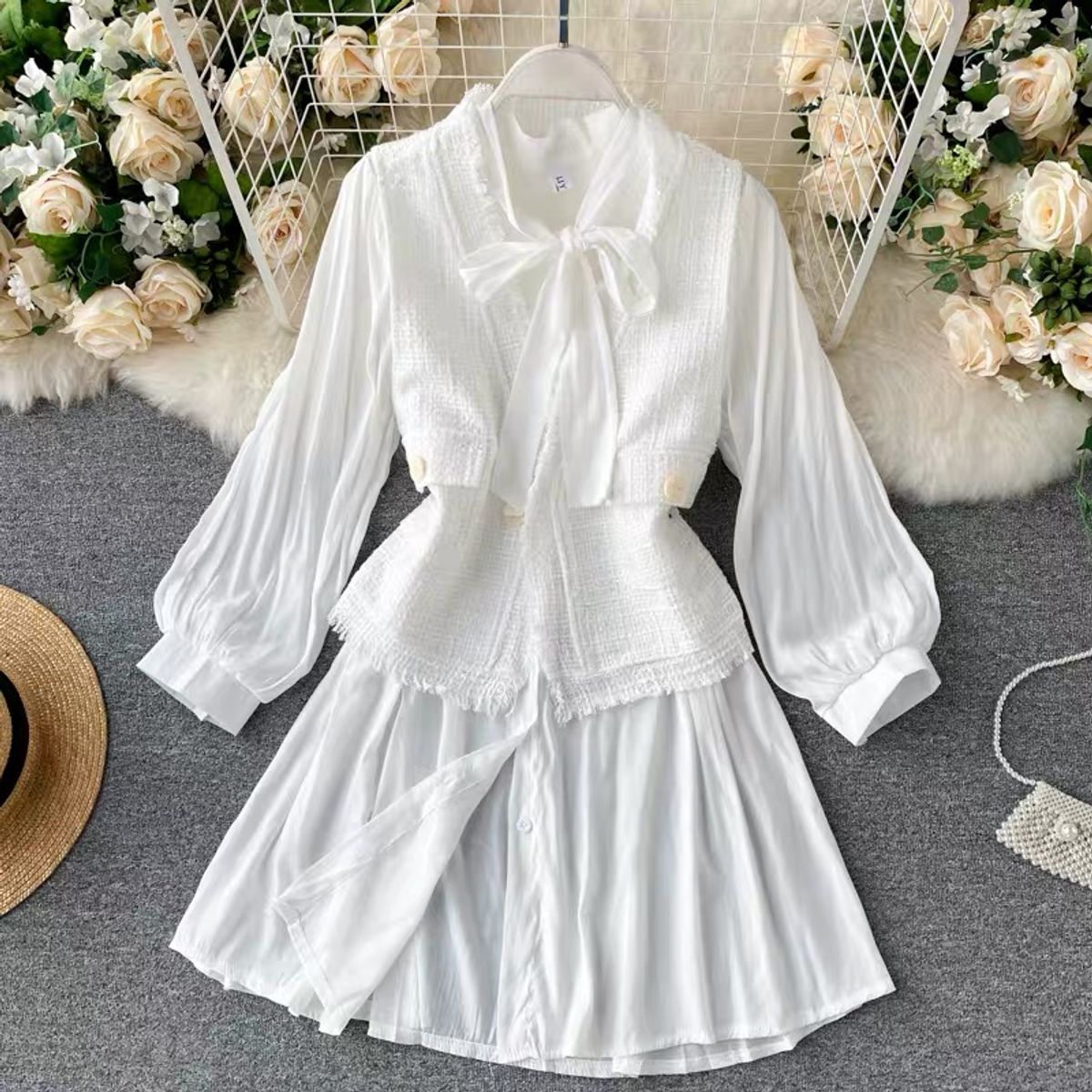 Biggest sweetheart shirt dress retro style image