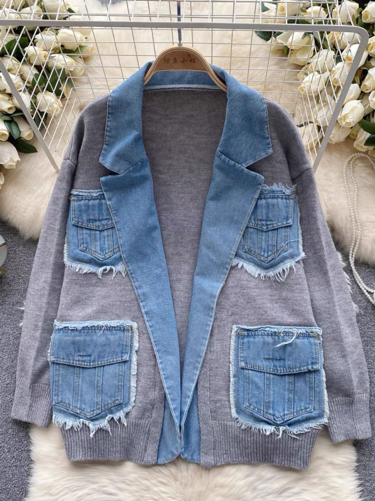 Wishlist denim sweater SSZZ907 image