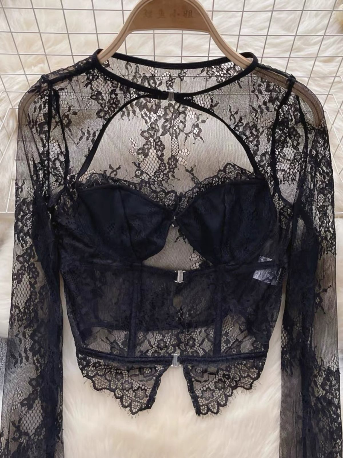 Milan nights lace top TZZ2249 image