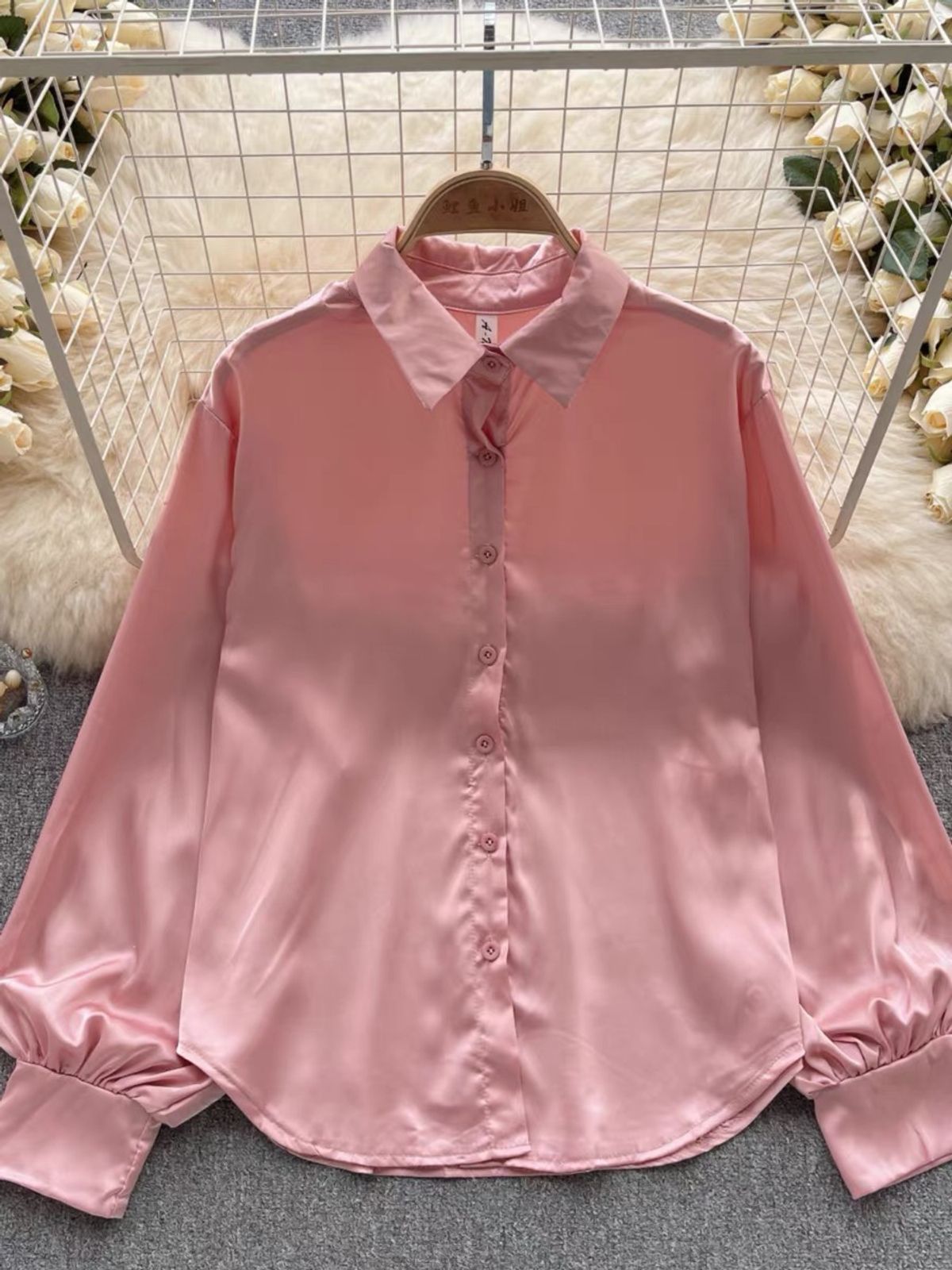 Unforgettable romance silk blouse BZZ619 image