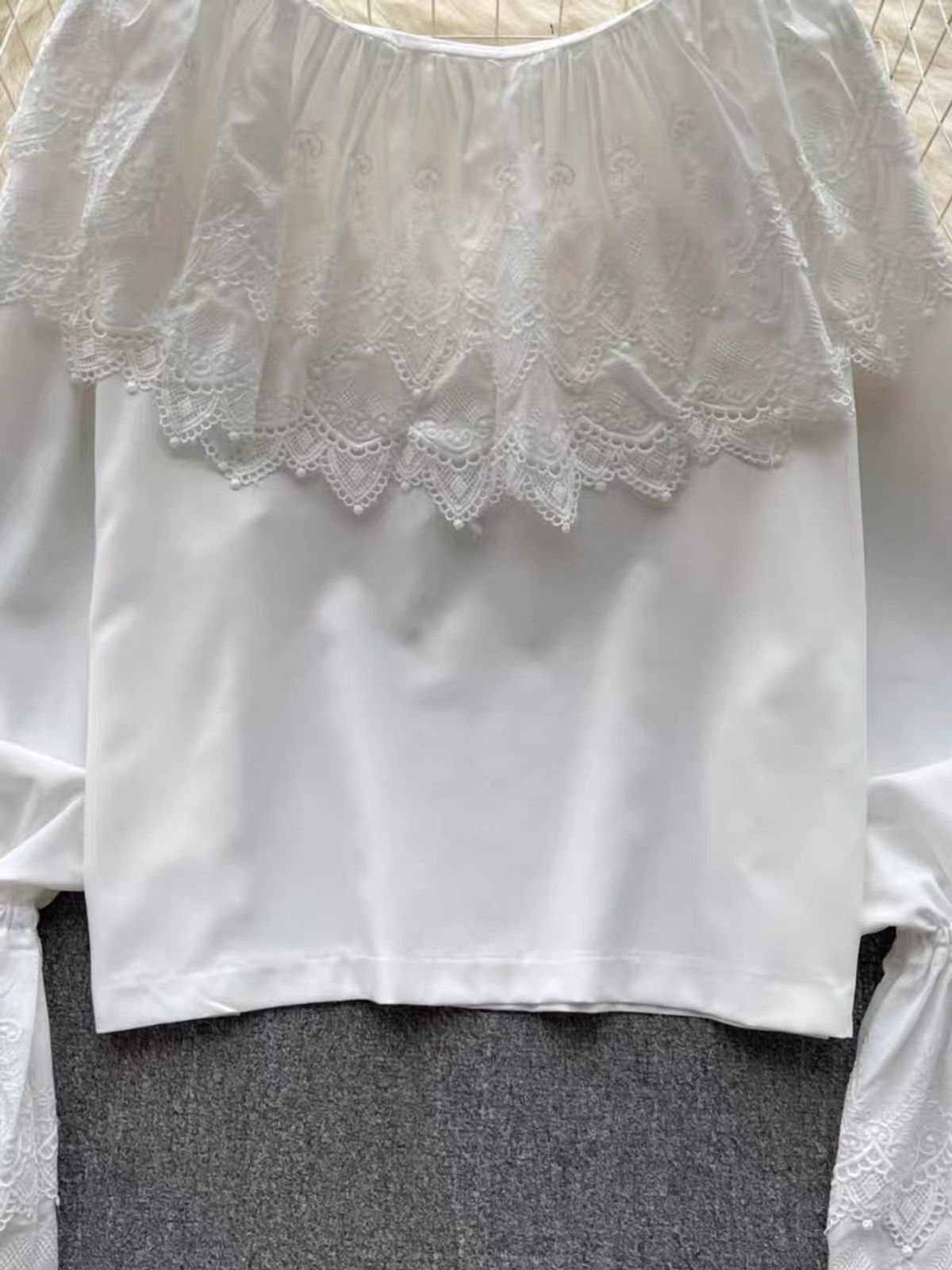 You better slay lace sleeves top TZZ1375 image