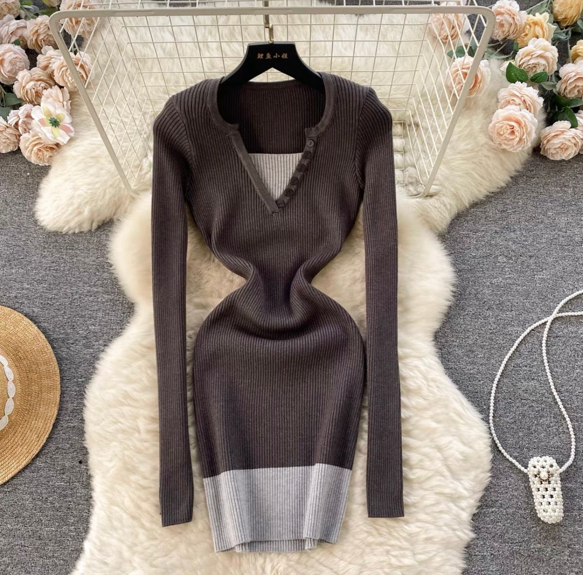 Serious desire sweater dress BBZZ3053 image