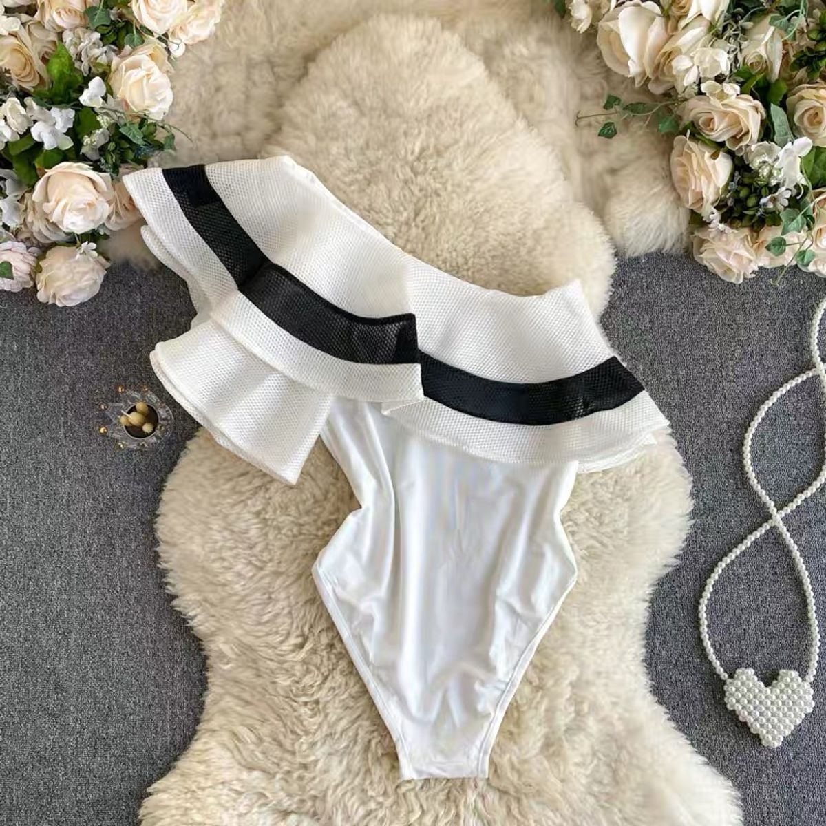 Koko off shoulder bodysuit TZZ143 image