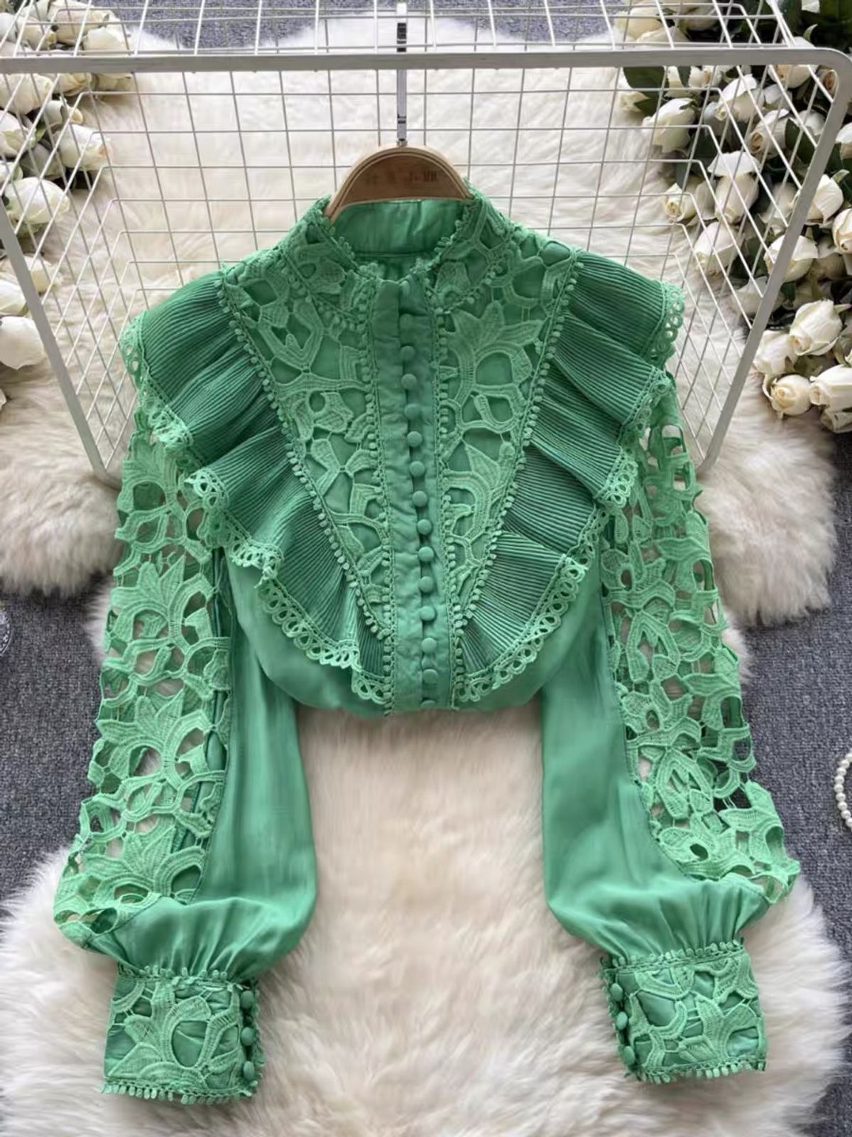 Unravel me lace blouse BZZ645 image