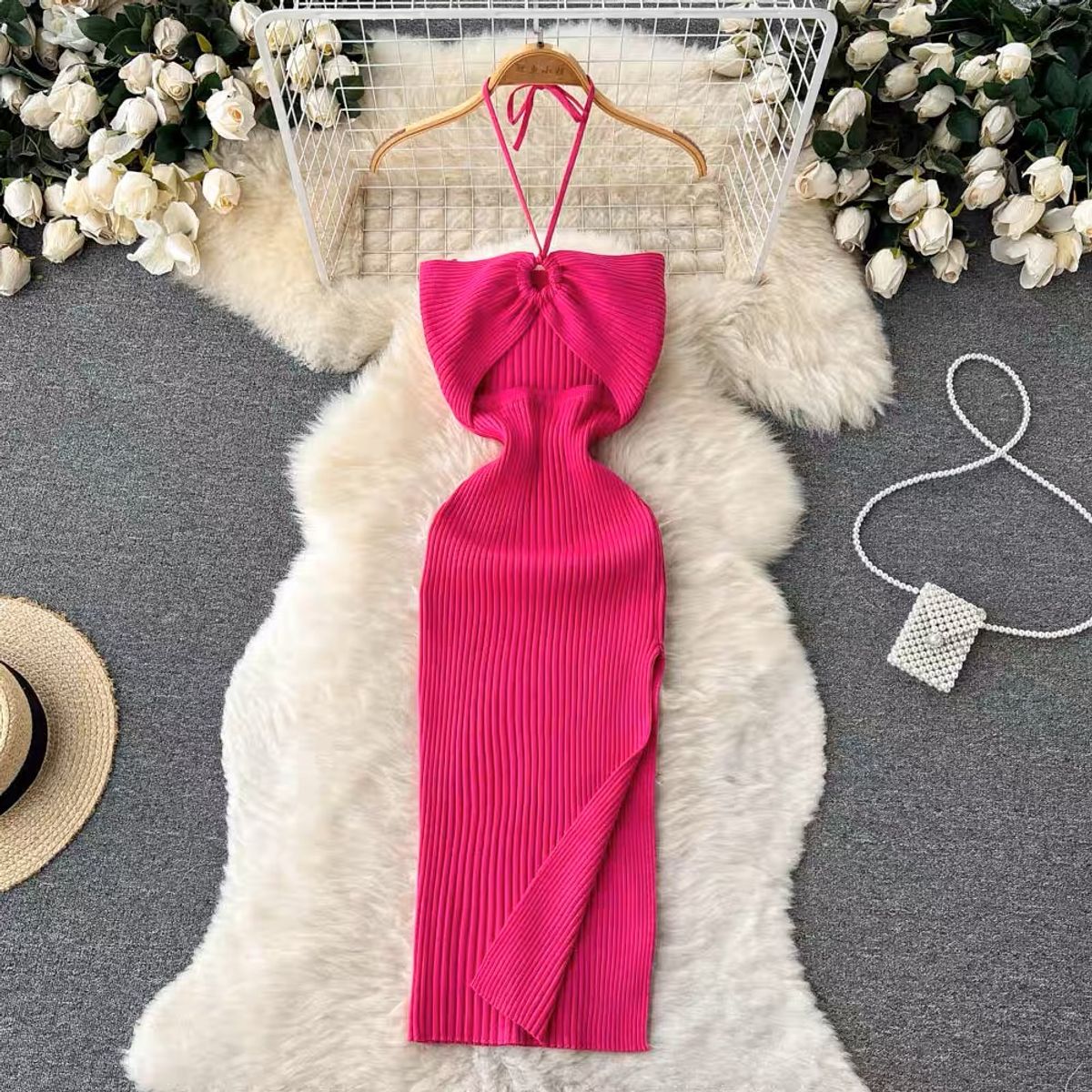 Colorful living knit gown BBZZ1239 image