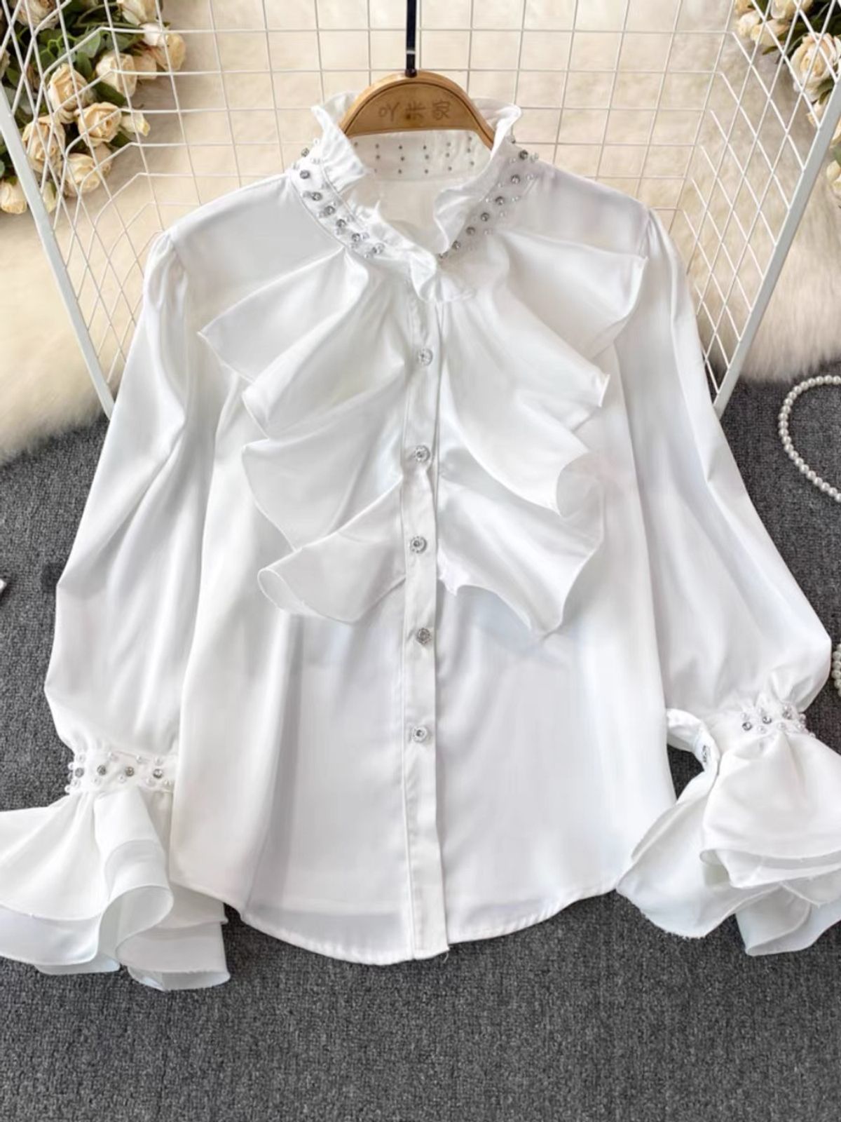 After party ruffle blouse BZZ575 image