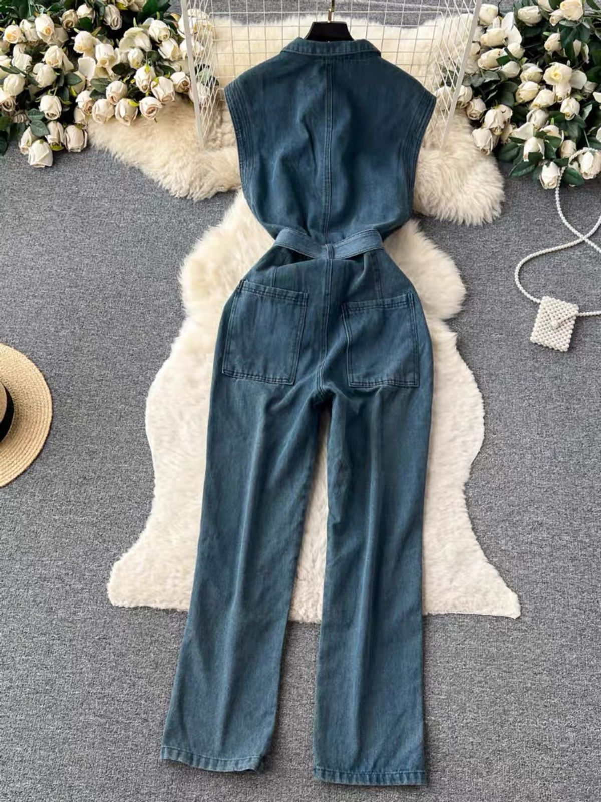 Party in the hills denimjumpsuit JRZZ656 image