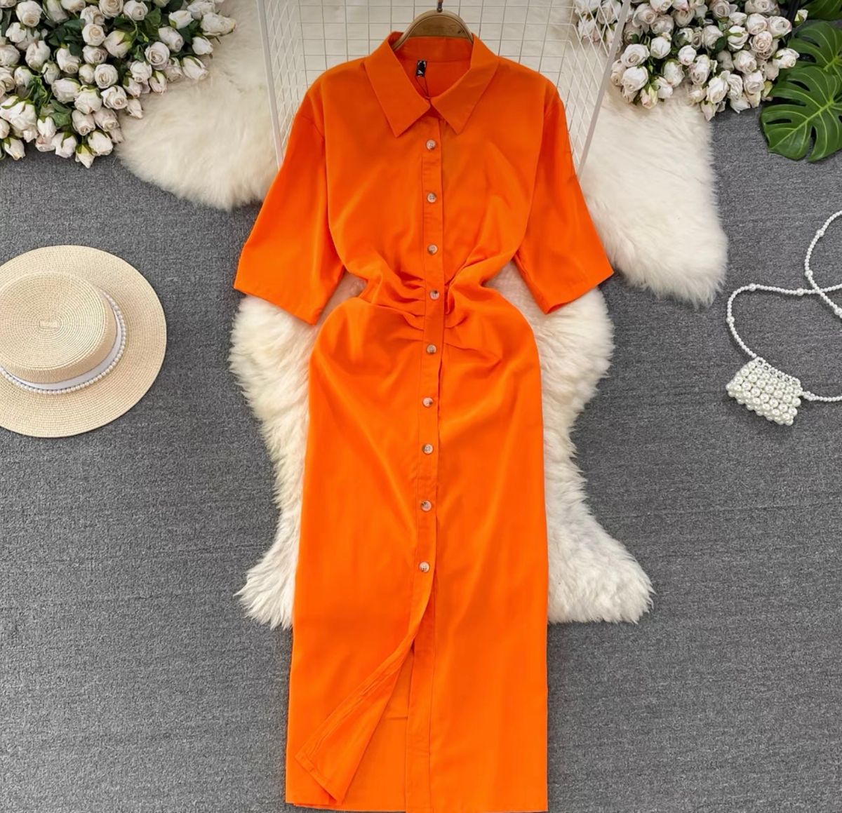 Soft spot shirt dress DZZ3945 image