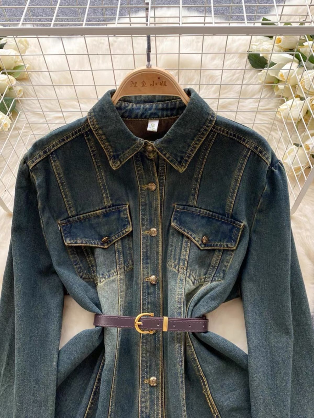 The simple life denim shirt SDZZ908 image