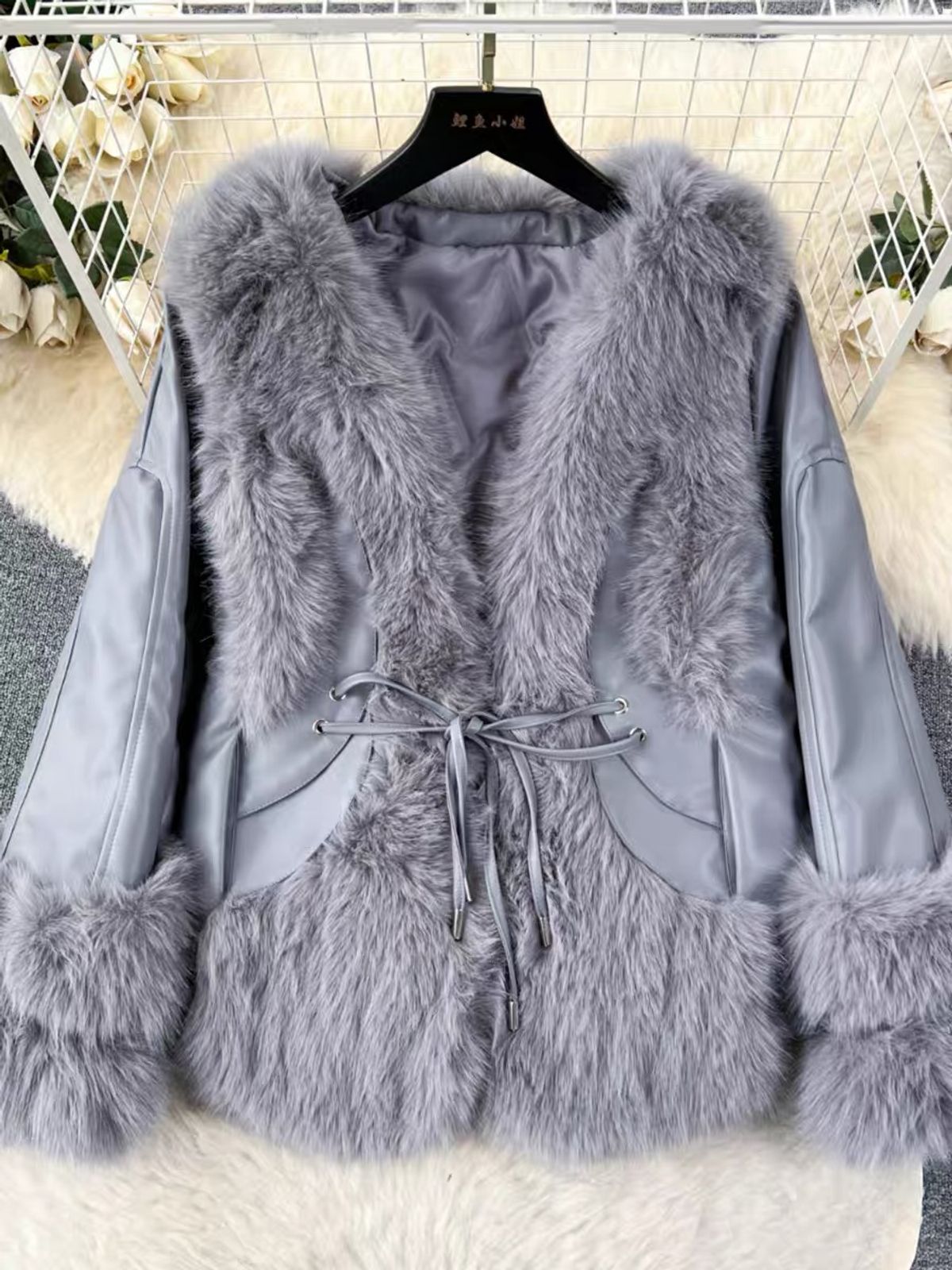 You are all mine fur leather coat JZZ611 image