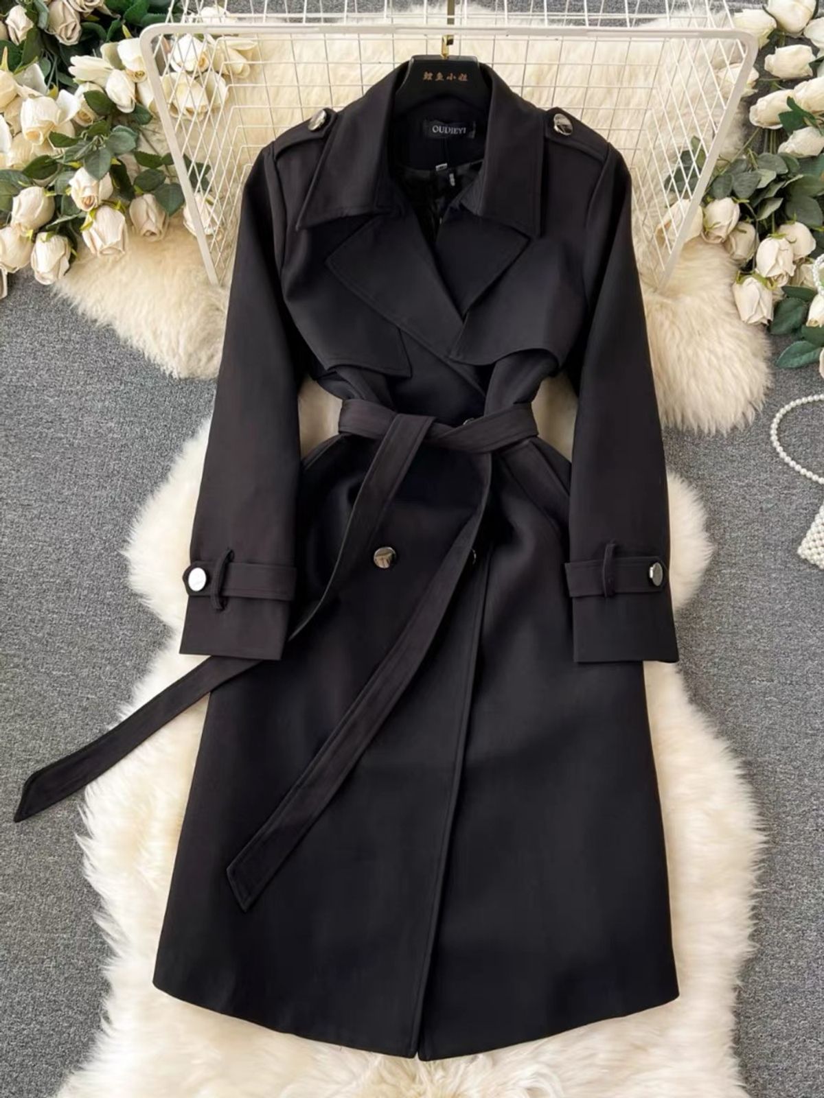 Girly girl trench coat JZZ739 image