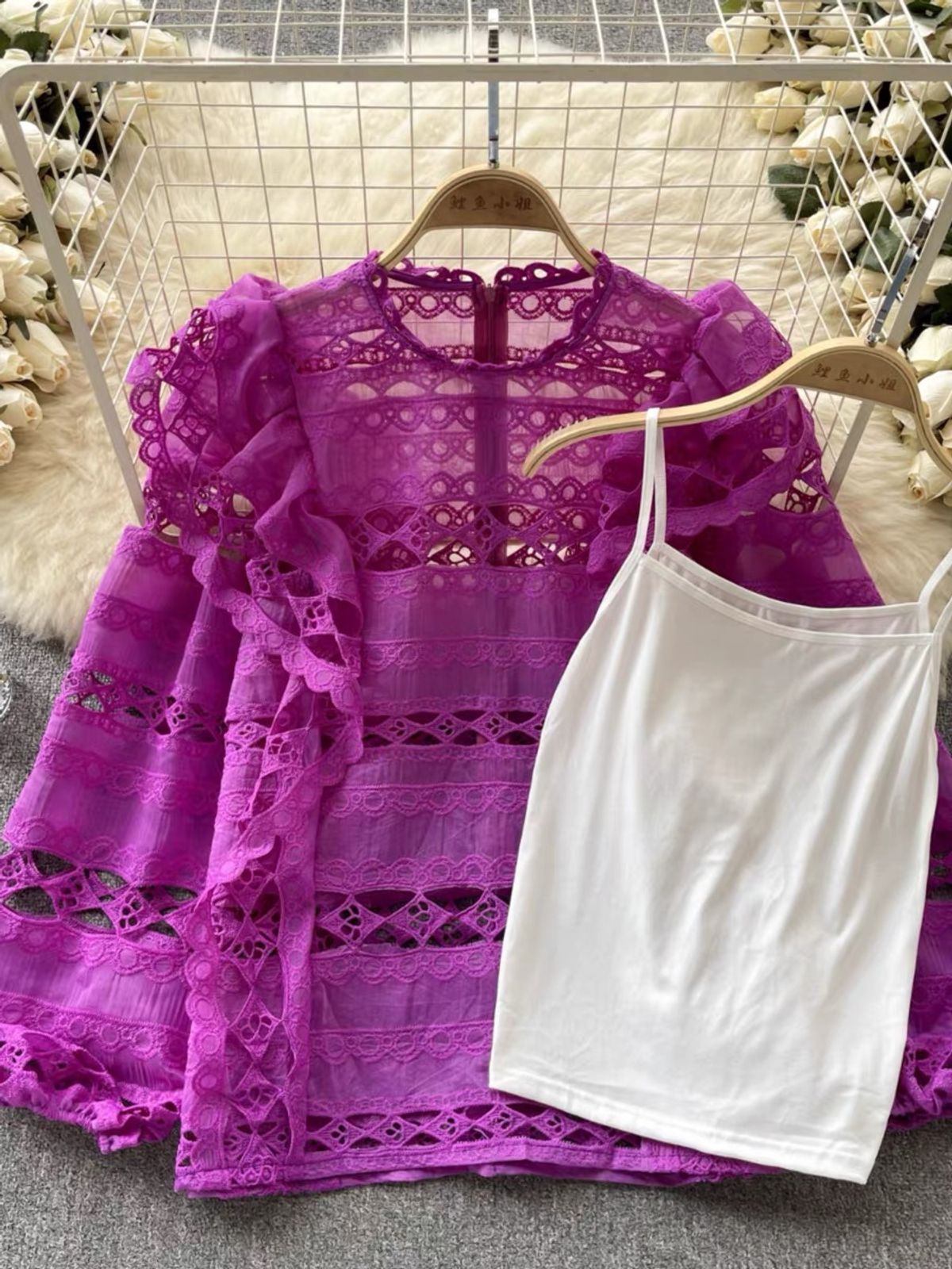 Dream maker lace top & vest TZZ2275 image