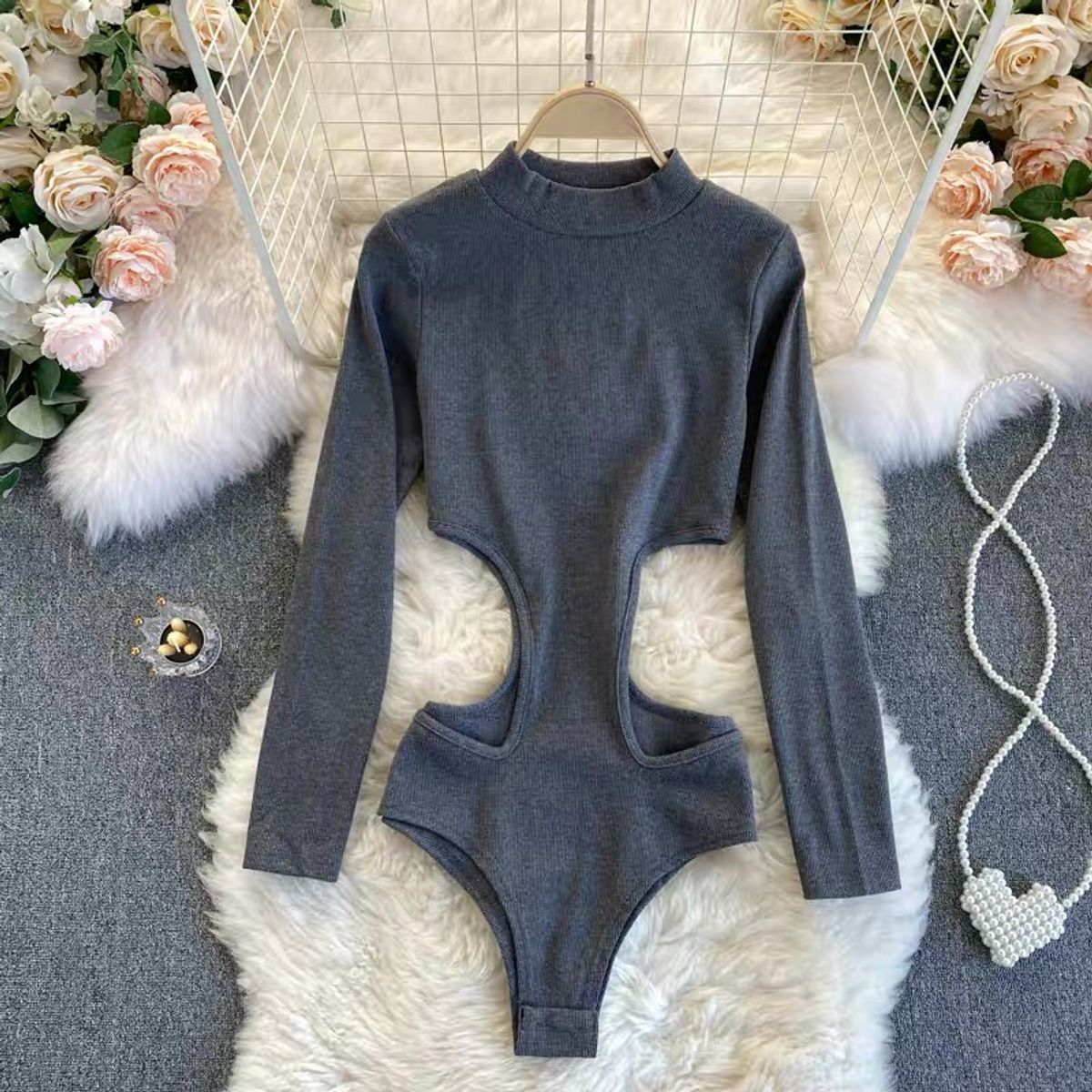 It’s happy hour cut out bodysuit TZZ136 image