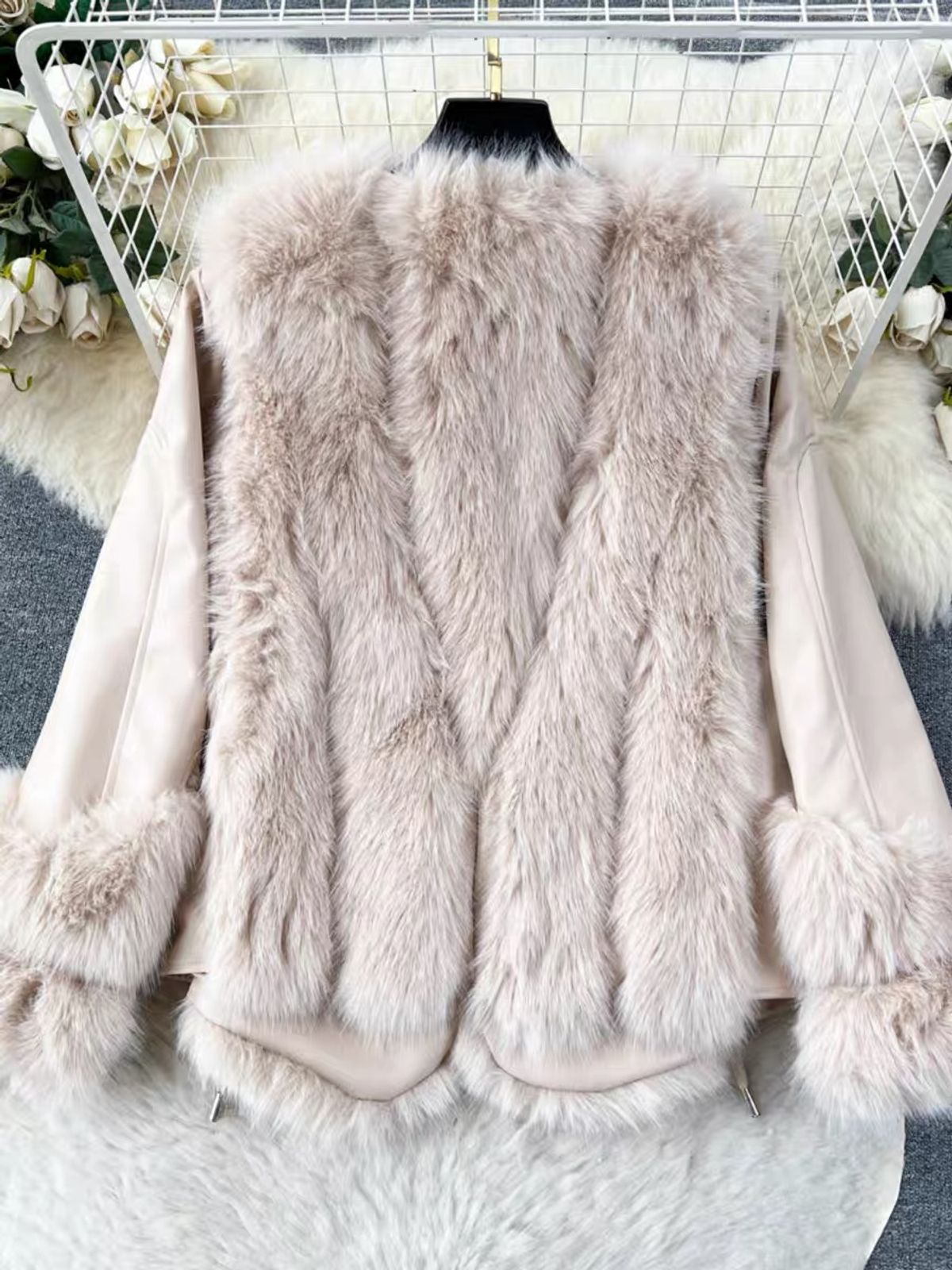 You are all mine fur leather coat JZZ611 image