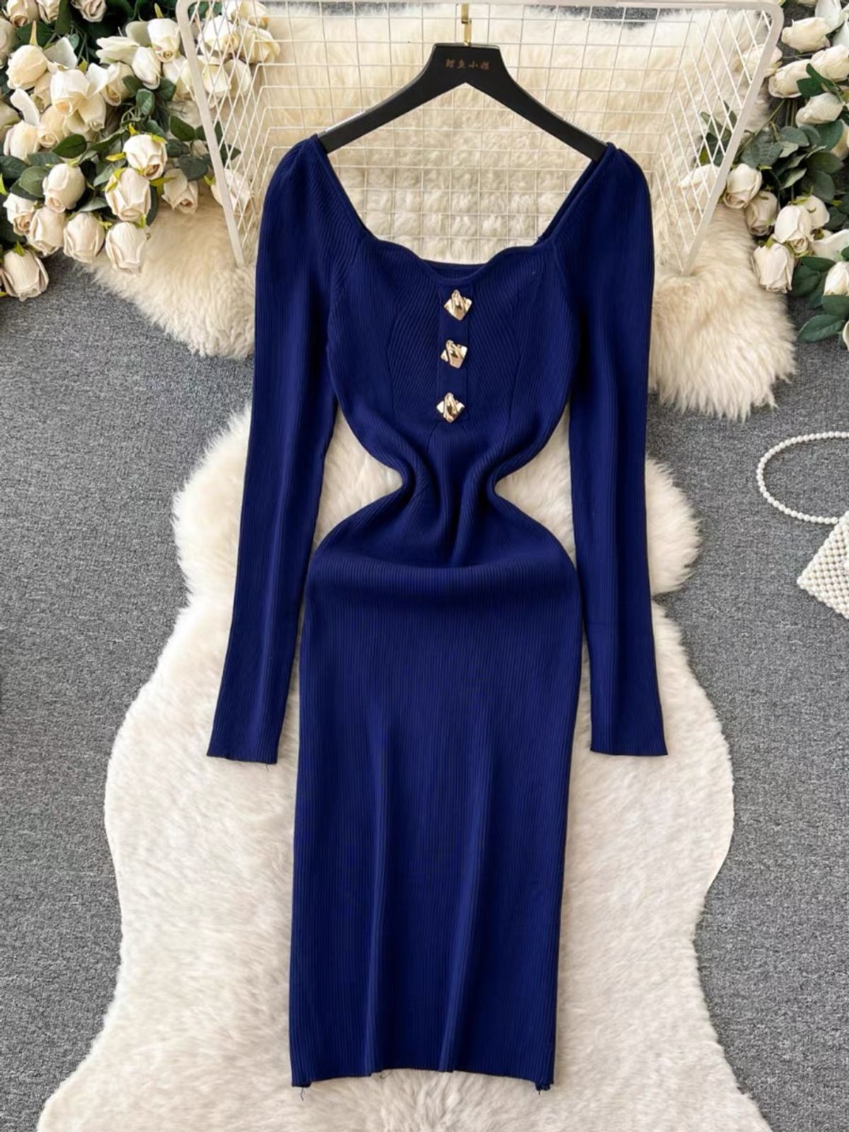 Don’t stop hustling knit gown BBZZ1614 image