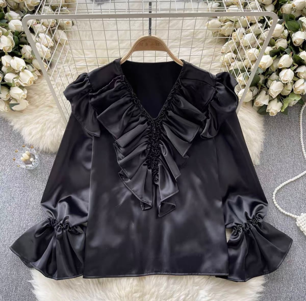 Black excellence blouse BZZ596 image