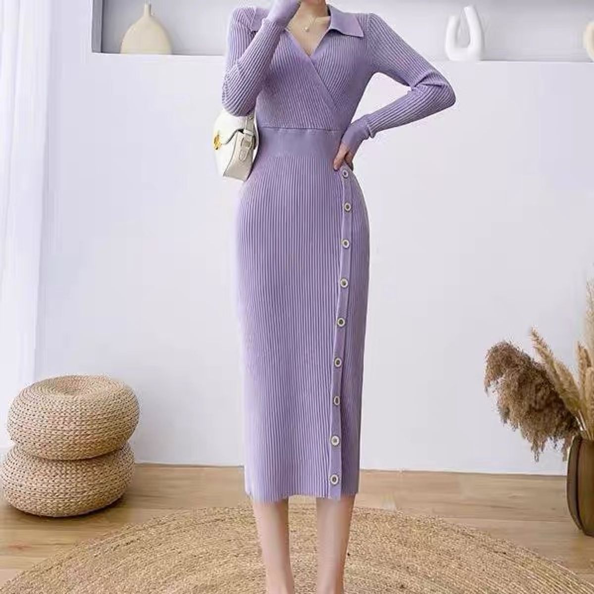 Grand gesture knitted gown BBZZ2265 image