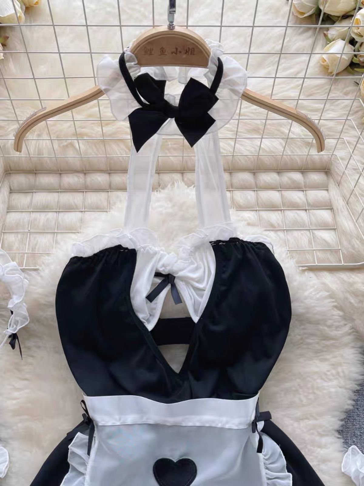 Just want you sexy Christmas maid set LZZ392 image