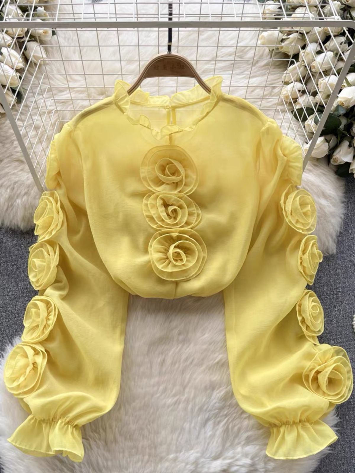 Luxury babe rose blouse BZZ604 image