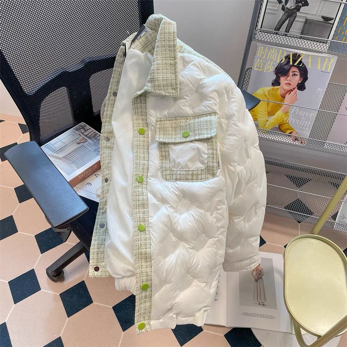 Heartbreaker bomber puffy jacket PJZZ104 image