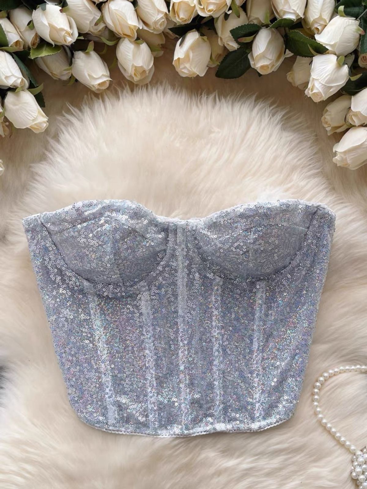 Kairo glitter corset top TZZ2264 image