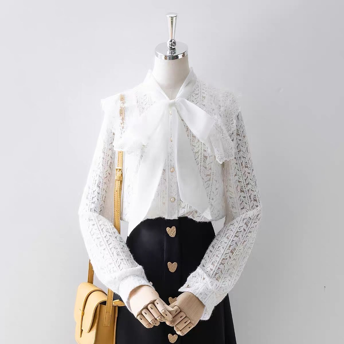 Back to school / work lace blouse BZZ538 image