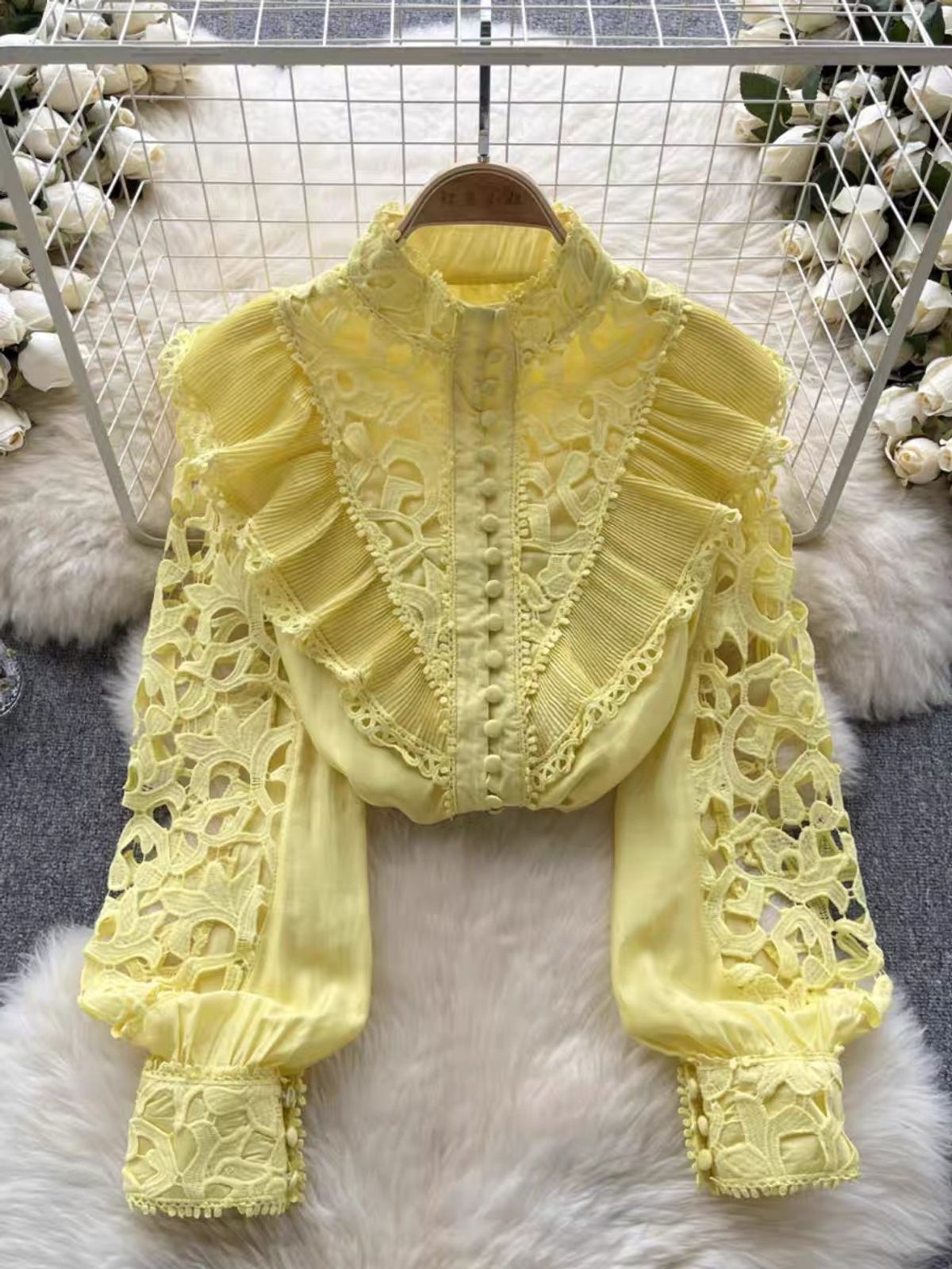 Unravel me lace blouse BZZ645 image