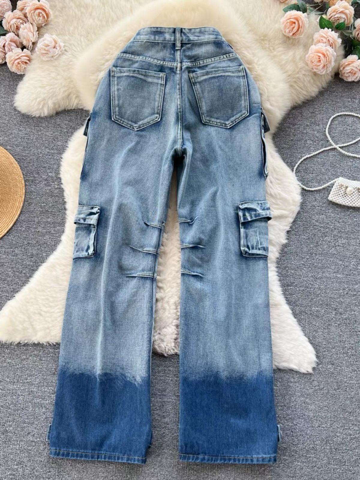 Festival baddie cargo jeans JDZZ397 image