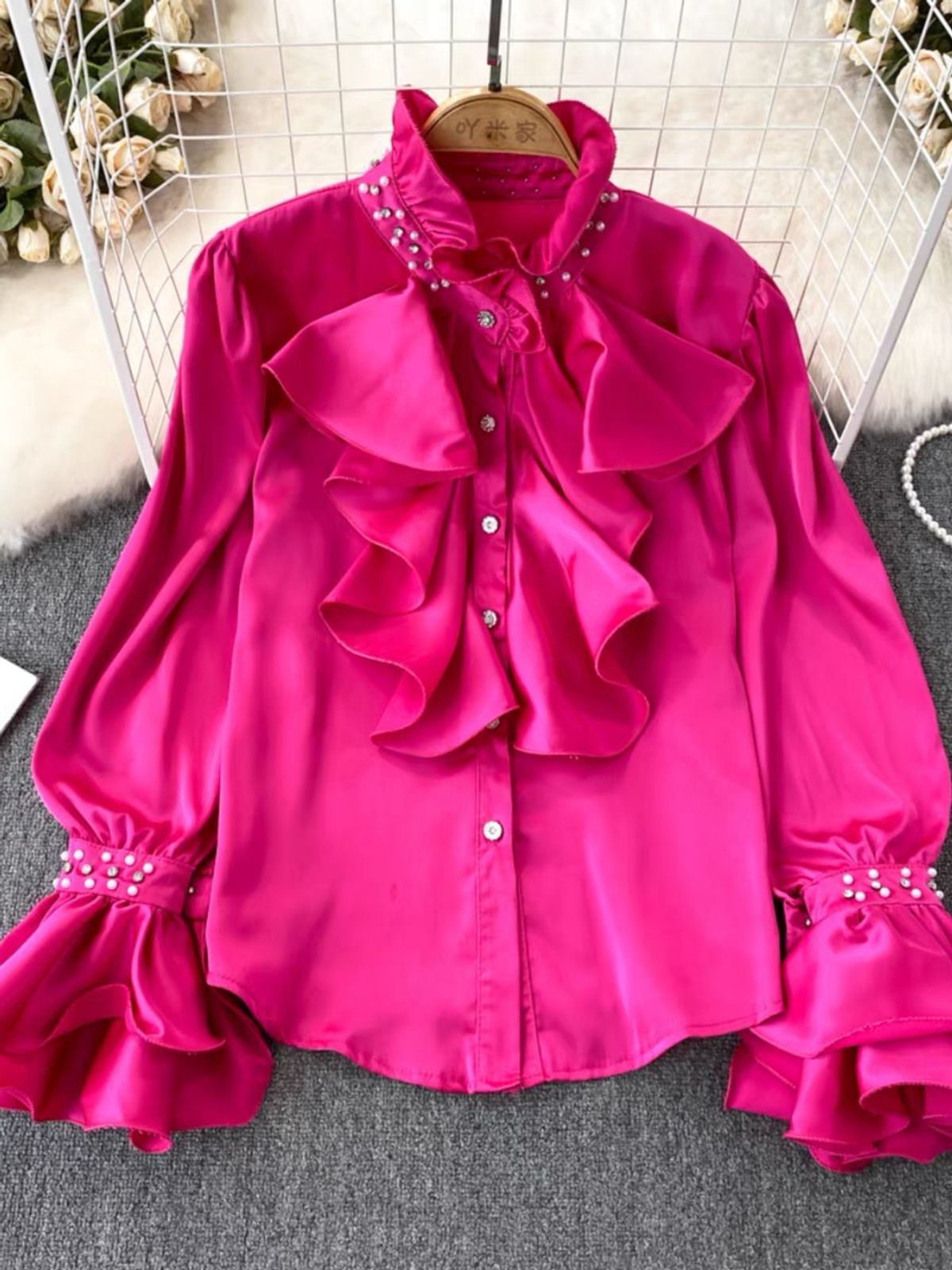 After party ruffle blouse BZZ575 image