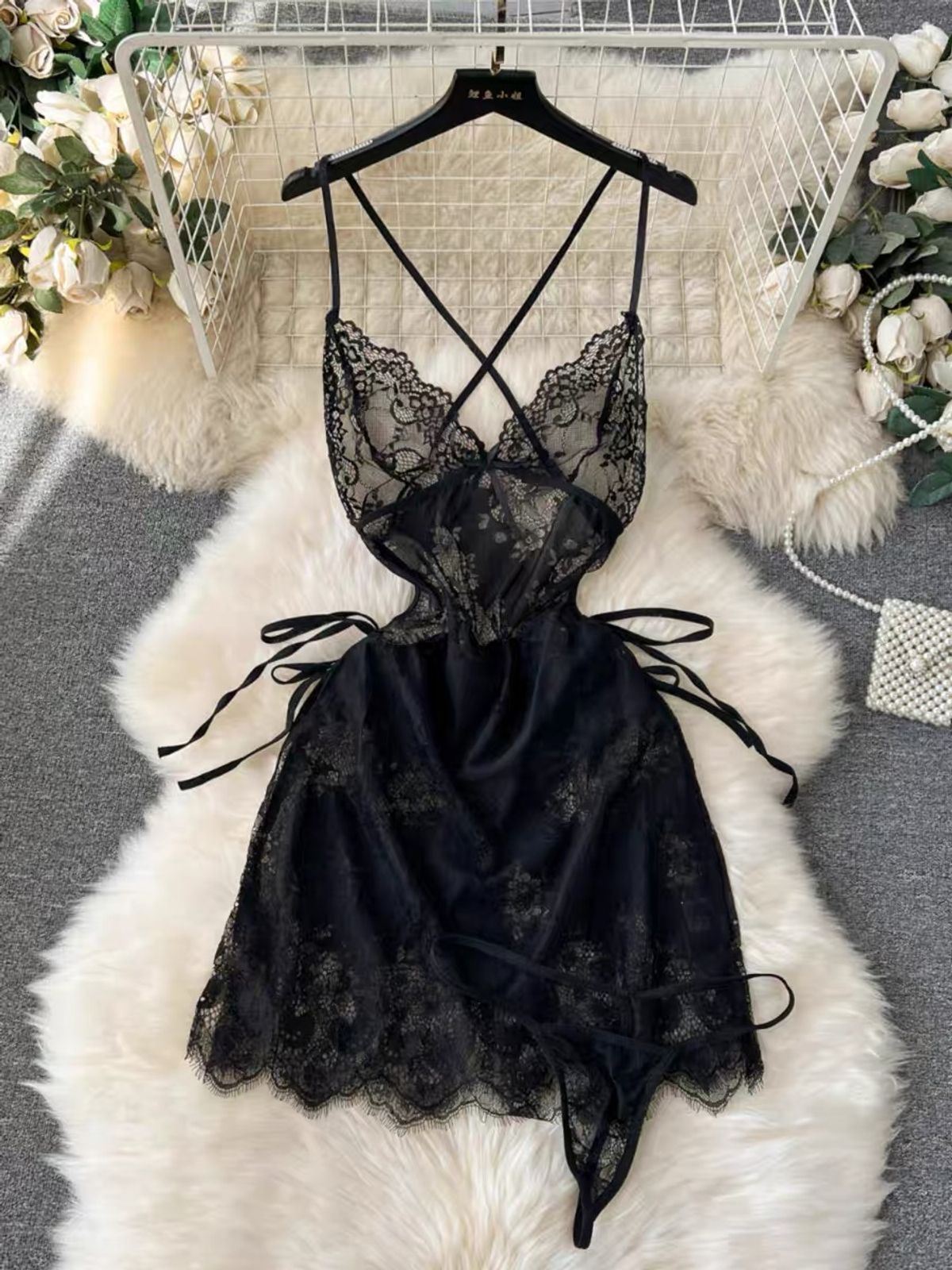 Adore you lace night wear LZZ442 image