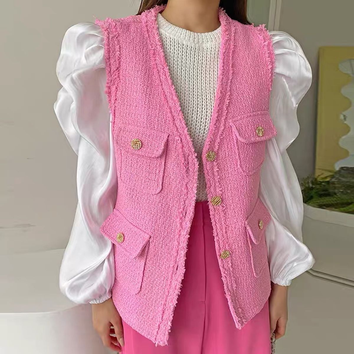 Feel the love waistcoat  jacket JZZ680 image