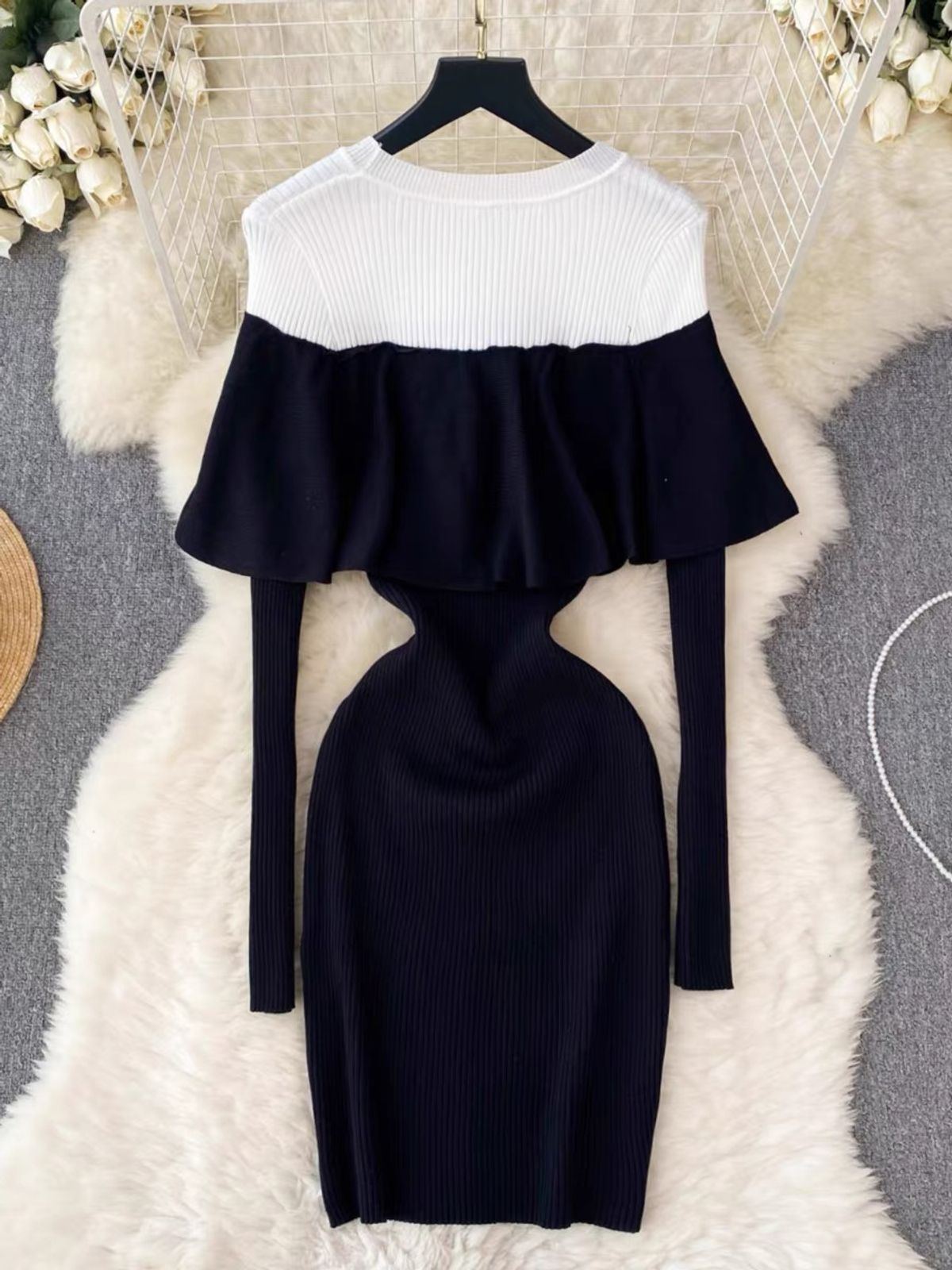 Casual party sweater gown BBZZ1847 image