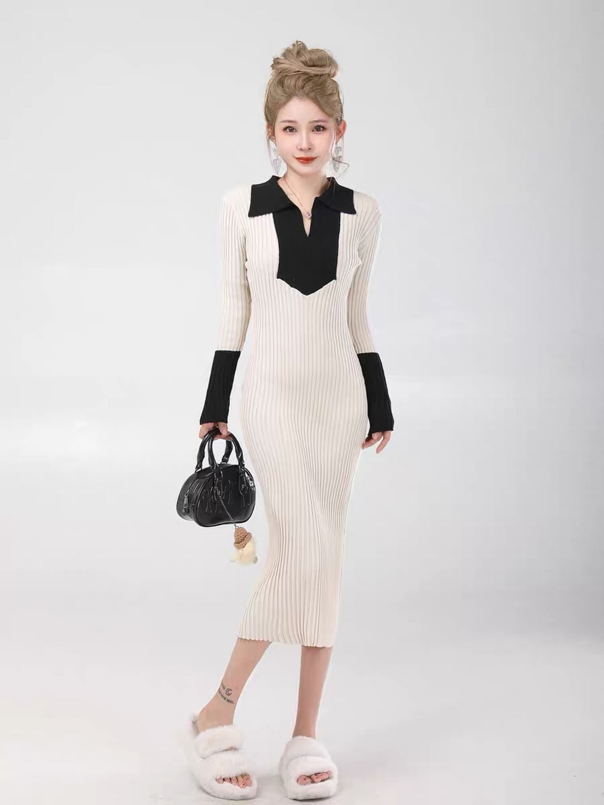 Hot and trending sweater gown BBZZ1716 image