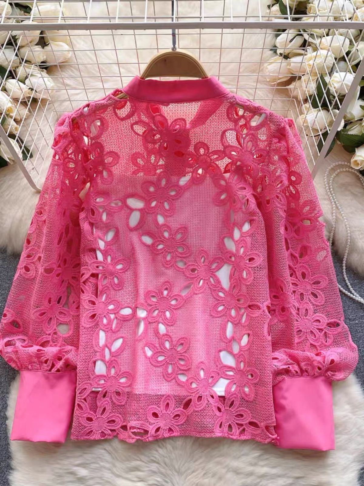 Yasmeen lace blouse BZZ600 image