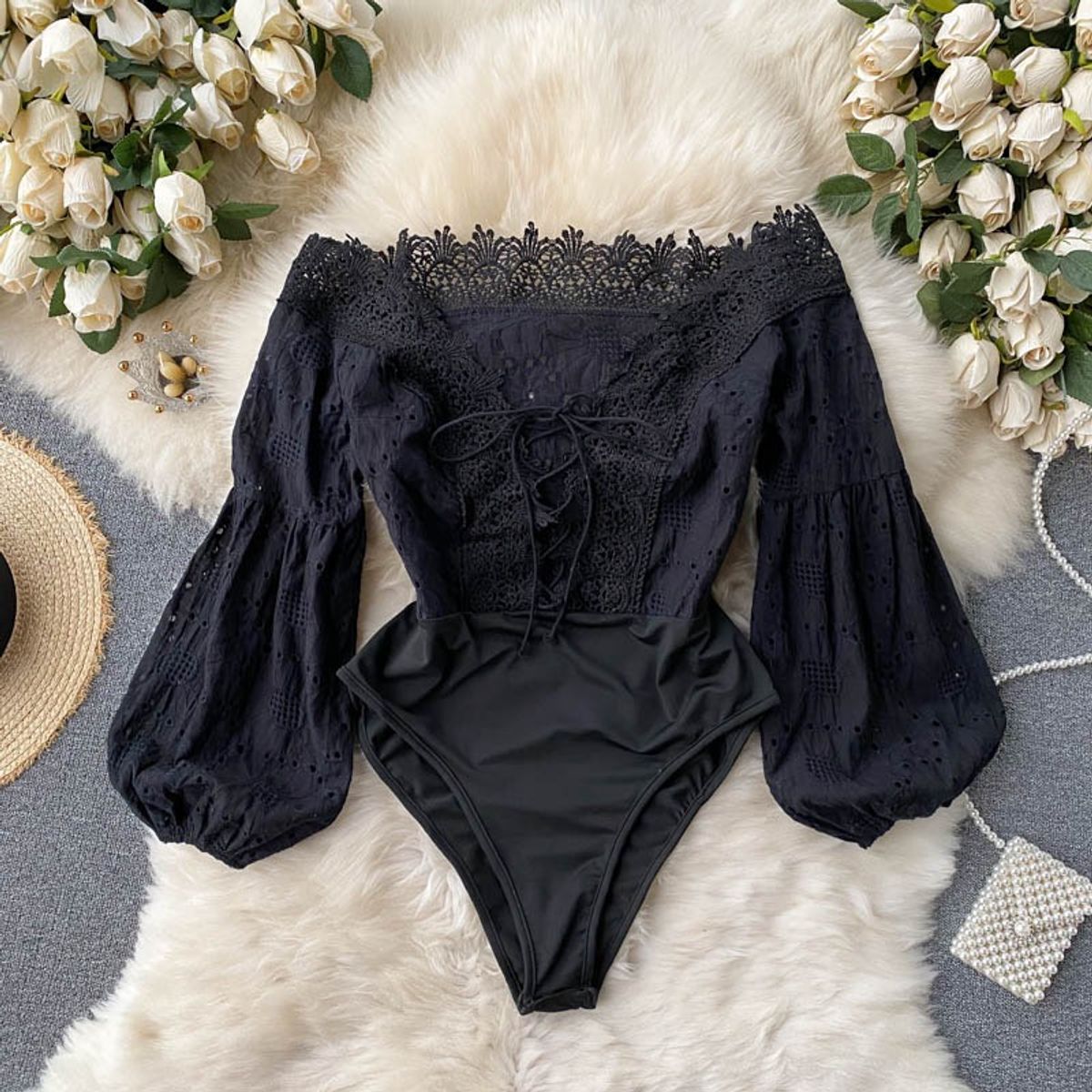 All in my bag lace bodysuit TZZ227 image