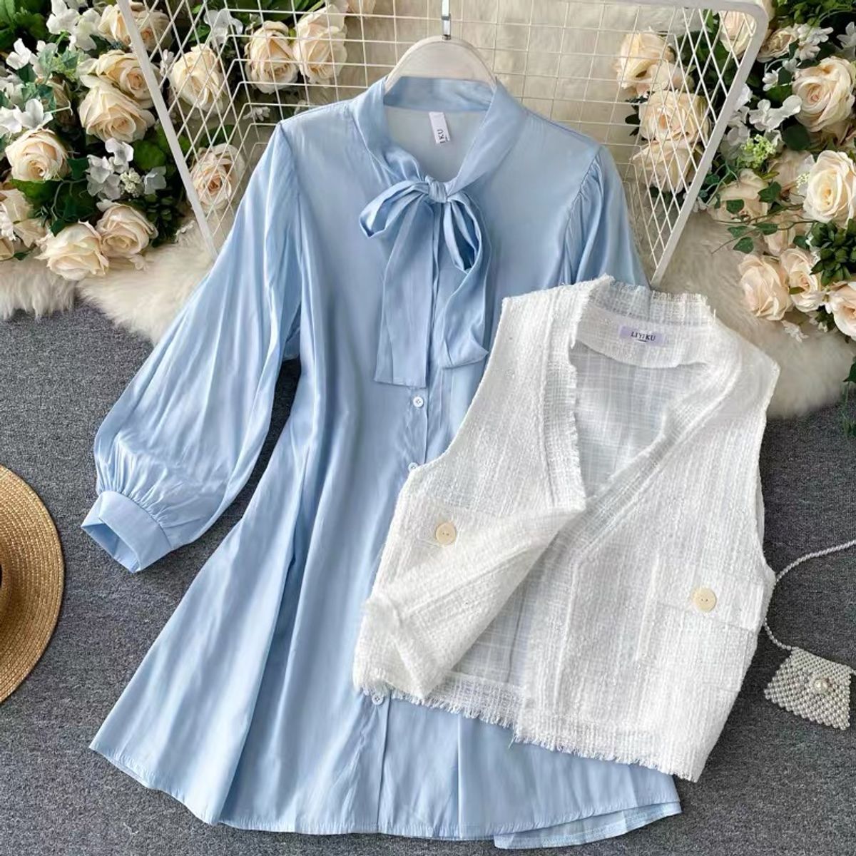 Biggest sweetheart shirt dress retro style image