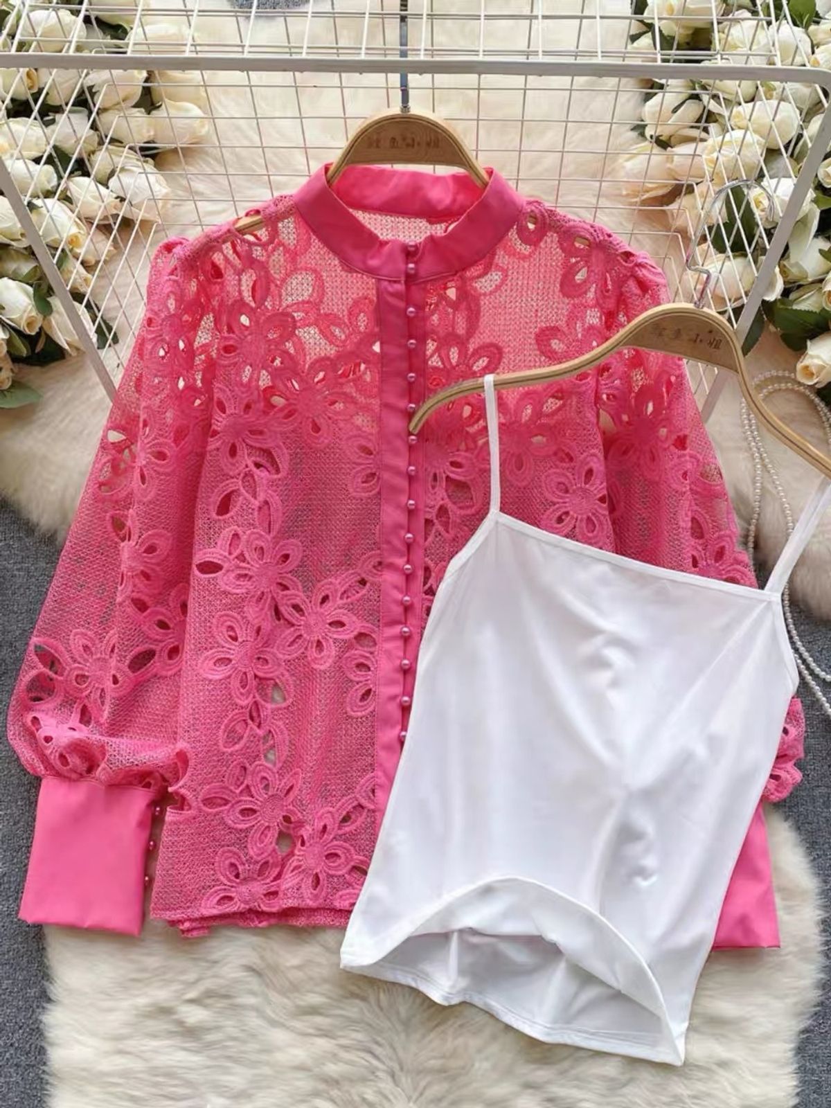 Yasmeen lace blouse BZZ600 image