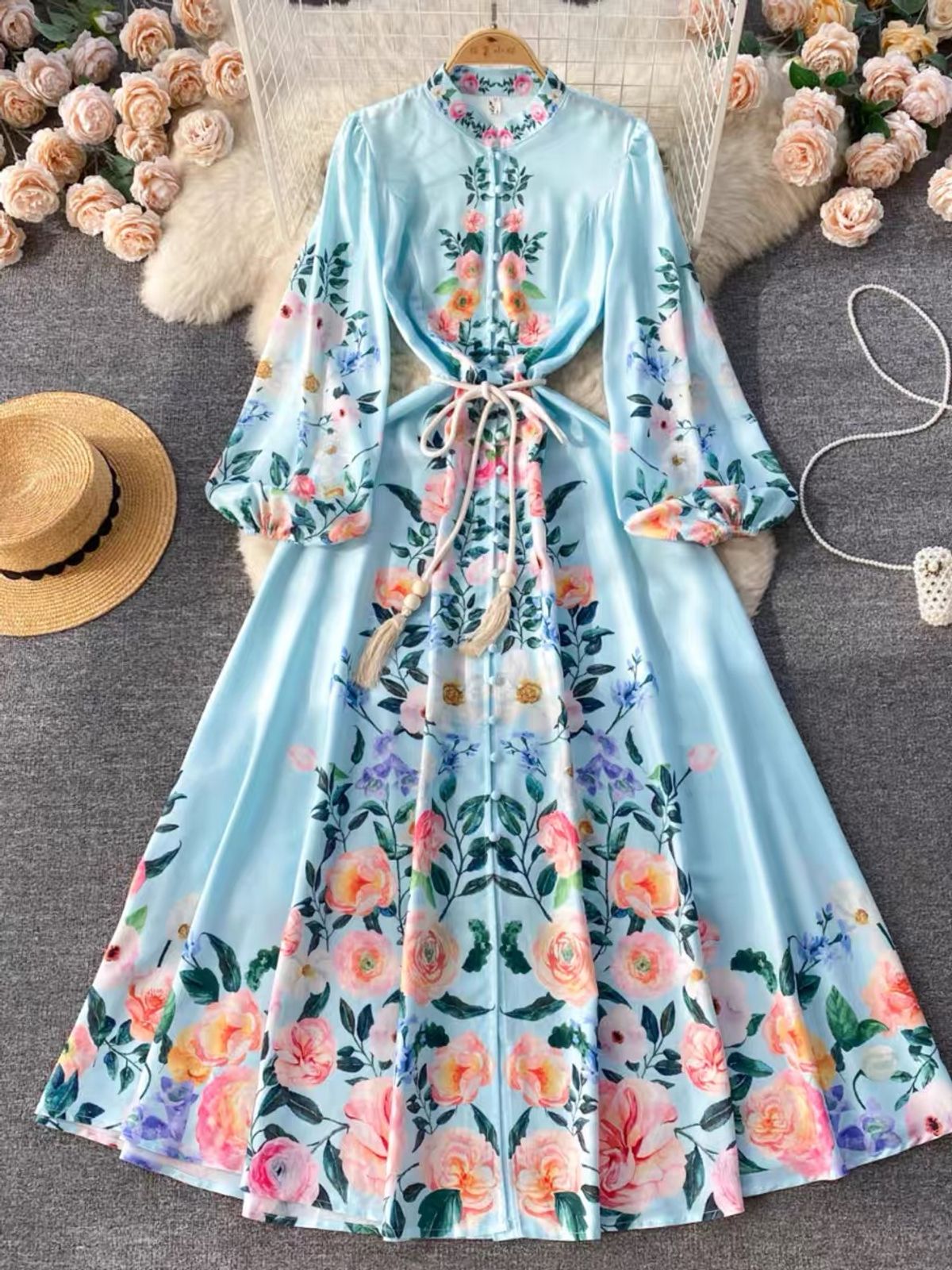 Send me flowers floral dress DZZ5559 image