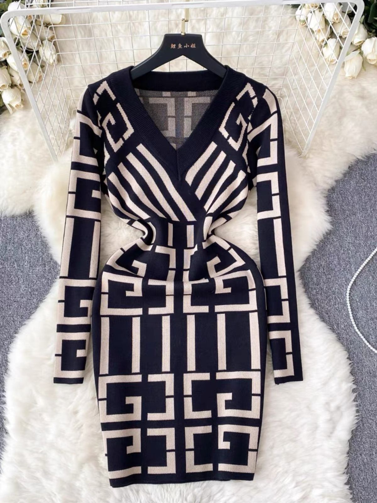 Mrs right now sweater dress DZZ1839 image