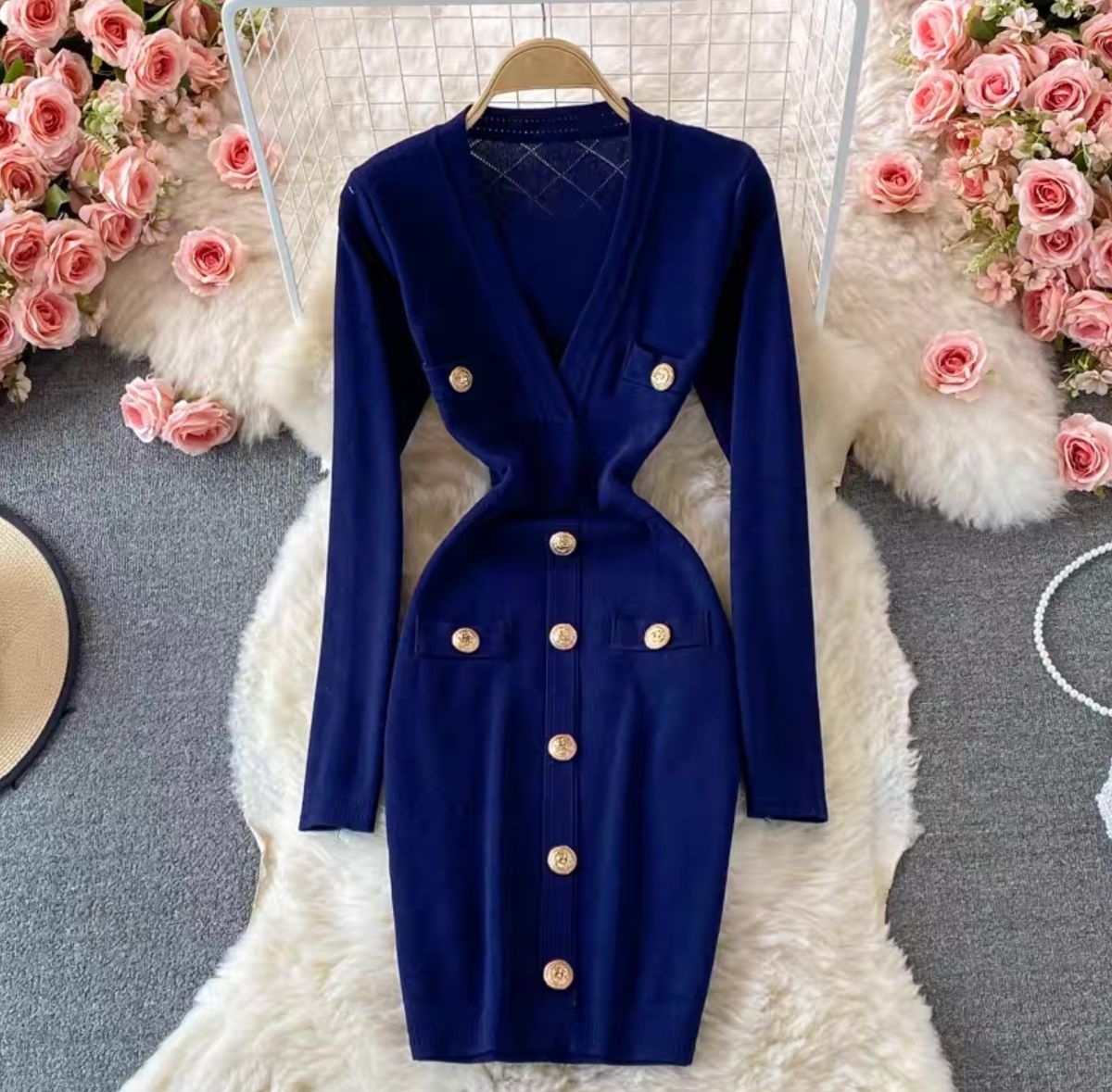 Casual date sweater gown BBZZ675 image