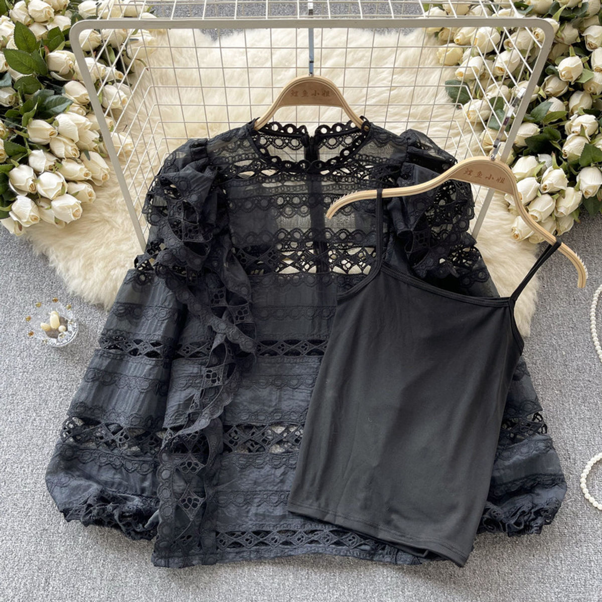 Dream maker lace top & vest TZZ2275 image