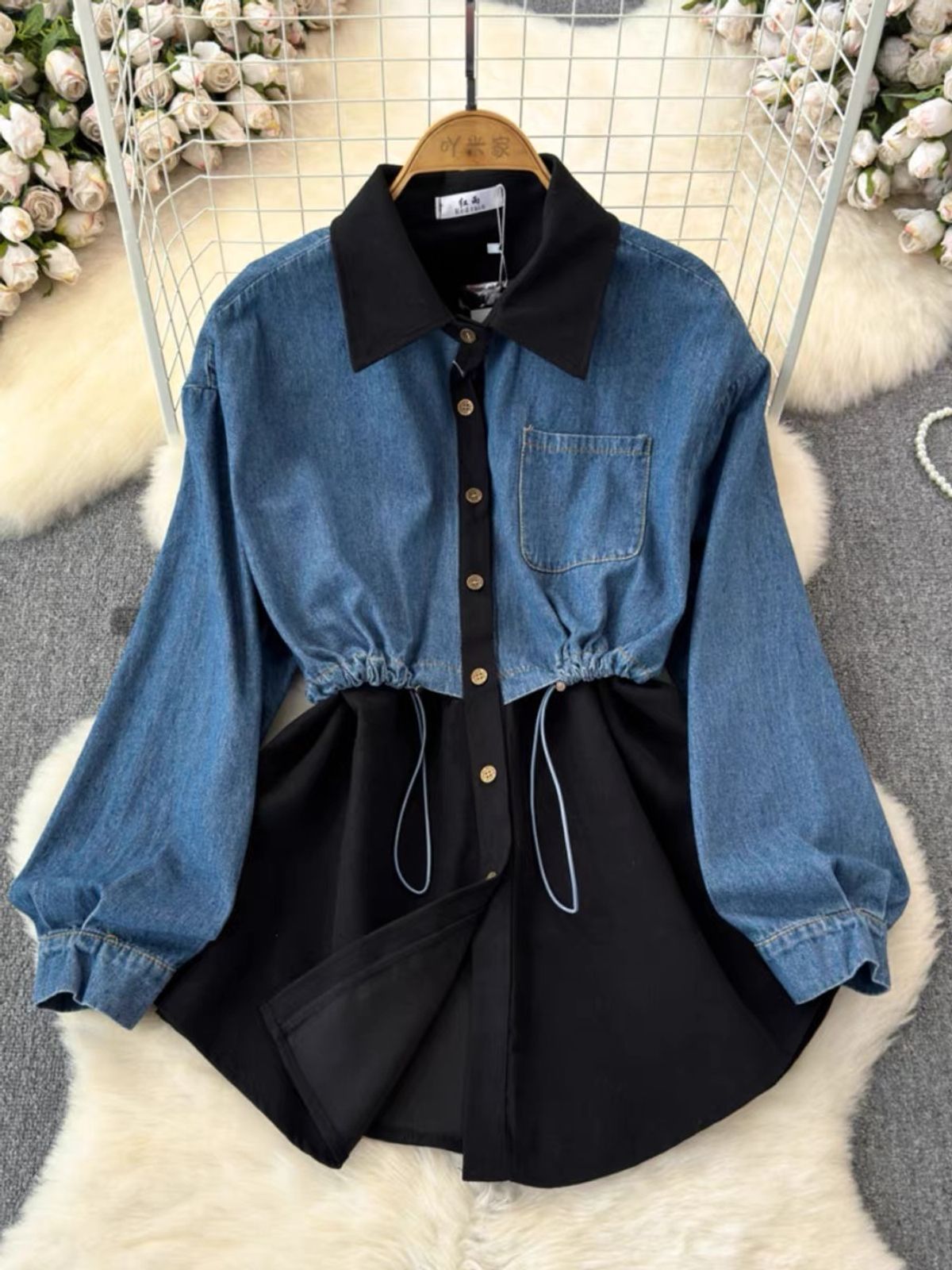 Out with my BFF denim shirt dress SDZZ942 image