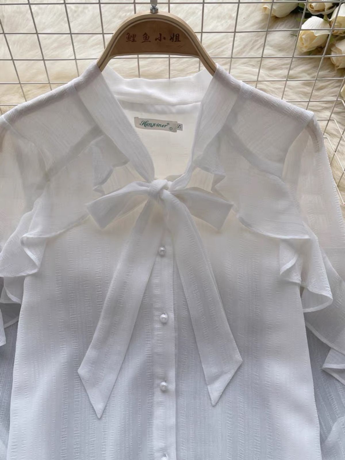 Sweetheart ruffle blouse BZZ415 image