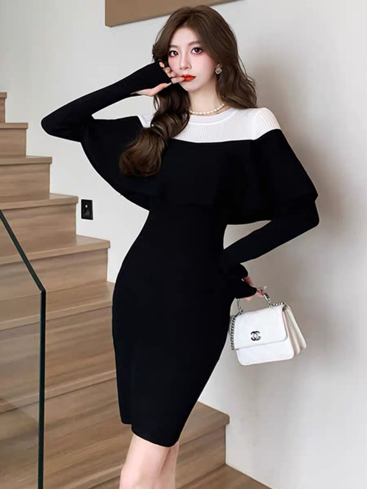 Casual party sweater gown BBZZ1847 image