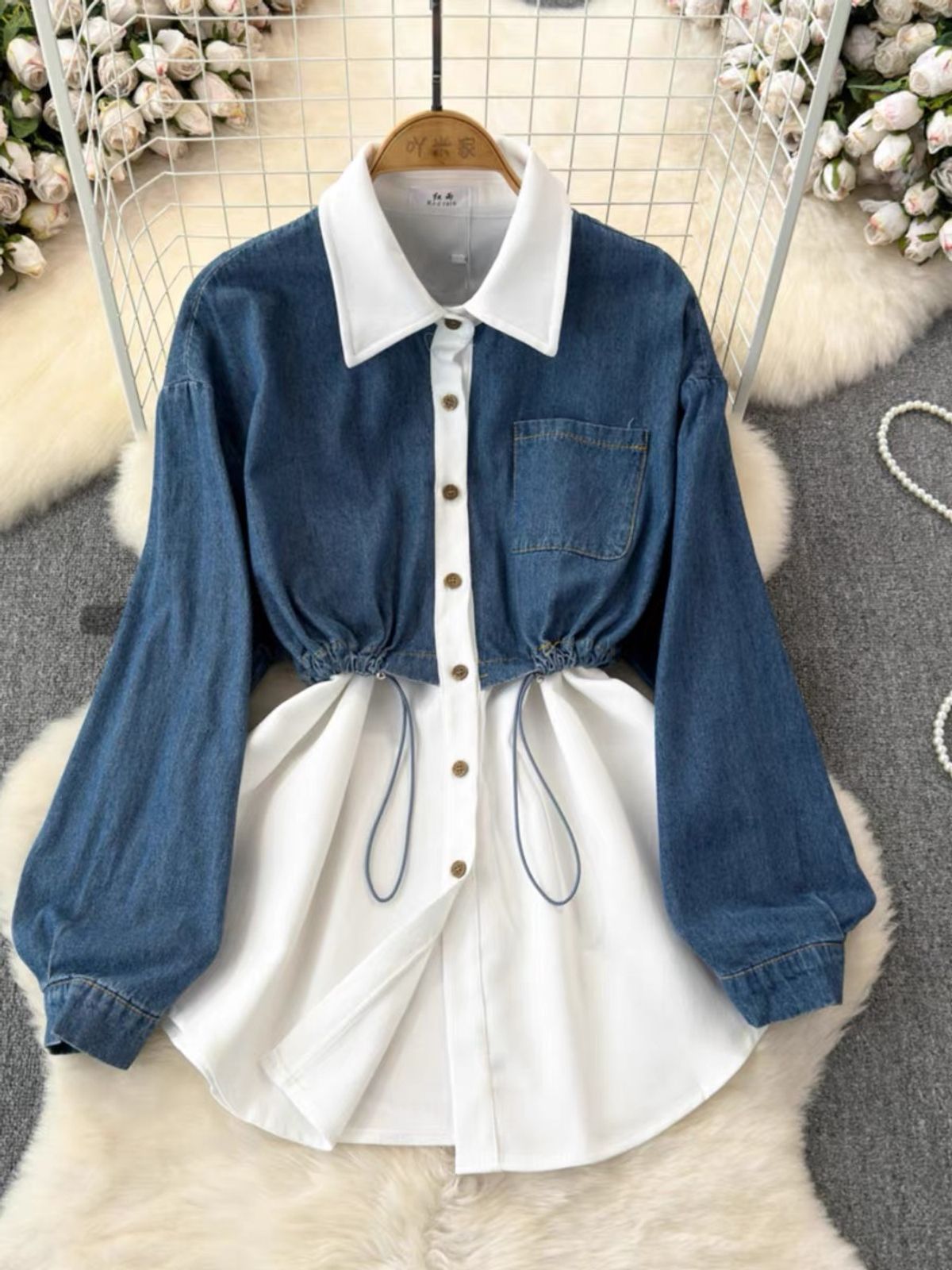 Out with my BFF denim shirt dress SDZZ942 image