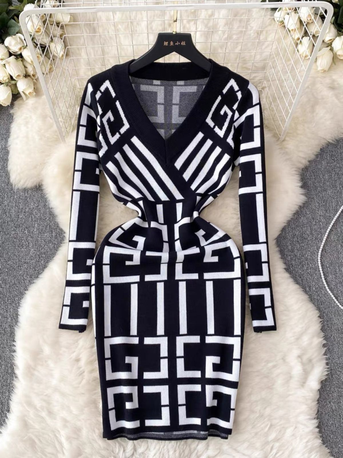 Mrs right now sweater dress DZZ1839 image